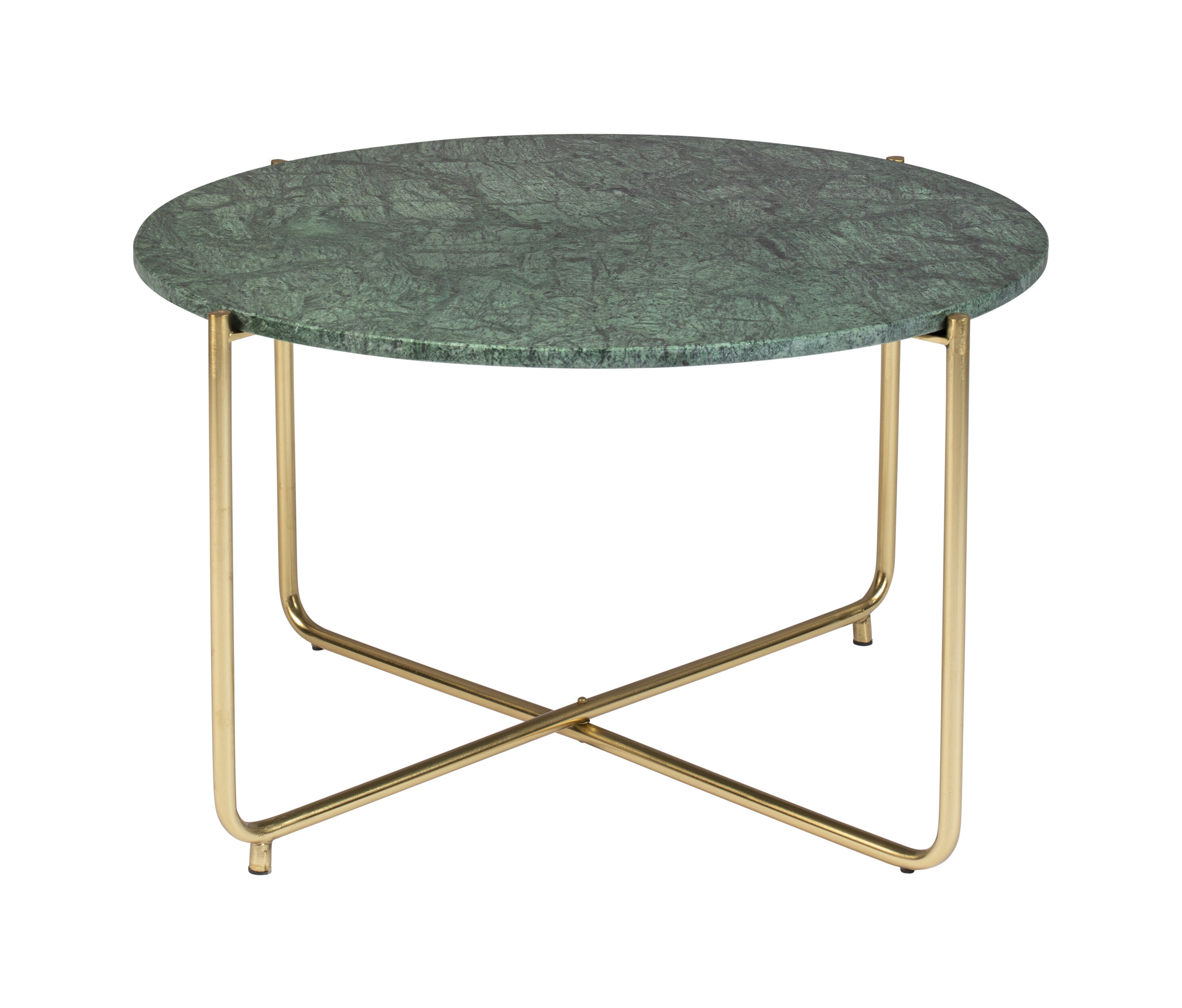 ZILT Salontafel 'Timpa' 70cm, groen marmer