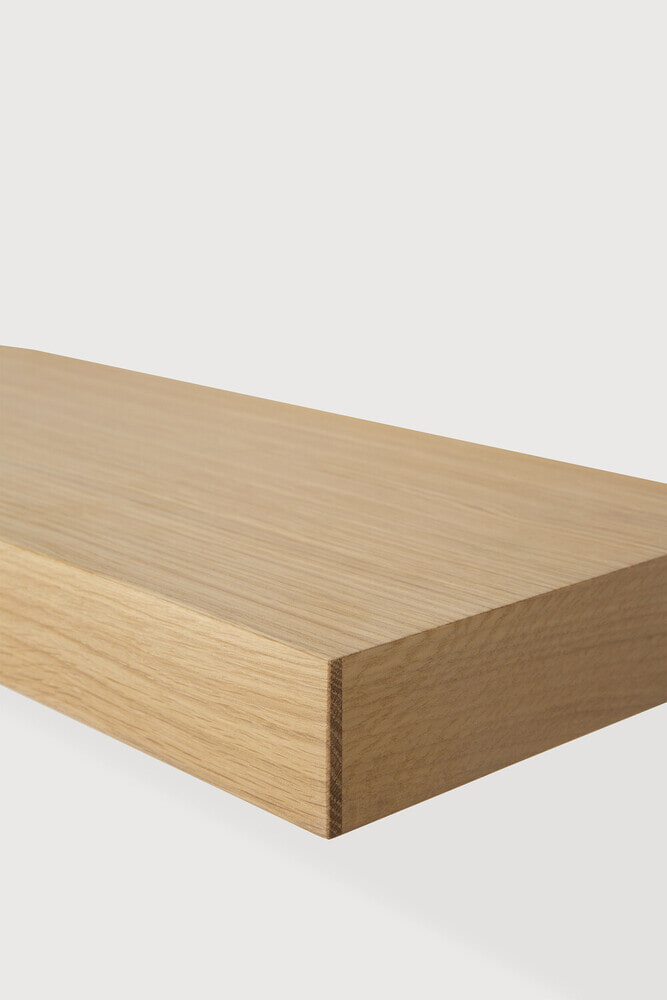 Ethnicraft Wandplank 'Wall' Eikenhout, 70cm, kleur Naturel