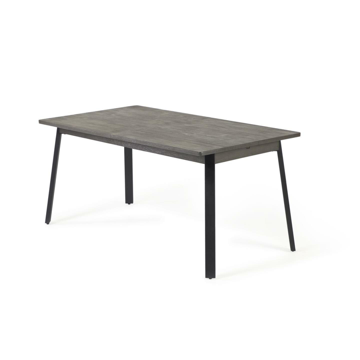 Kave Home Uitschuifbare Eettafel 'Indiann' 160-220 x 90cm, acaciahout Kave Home Uitschuifbare Eettafel 'Indiann' 160-220 x 90cm, acaciahout