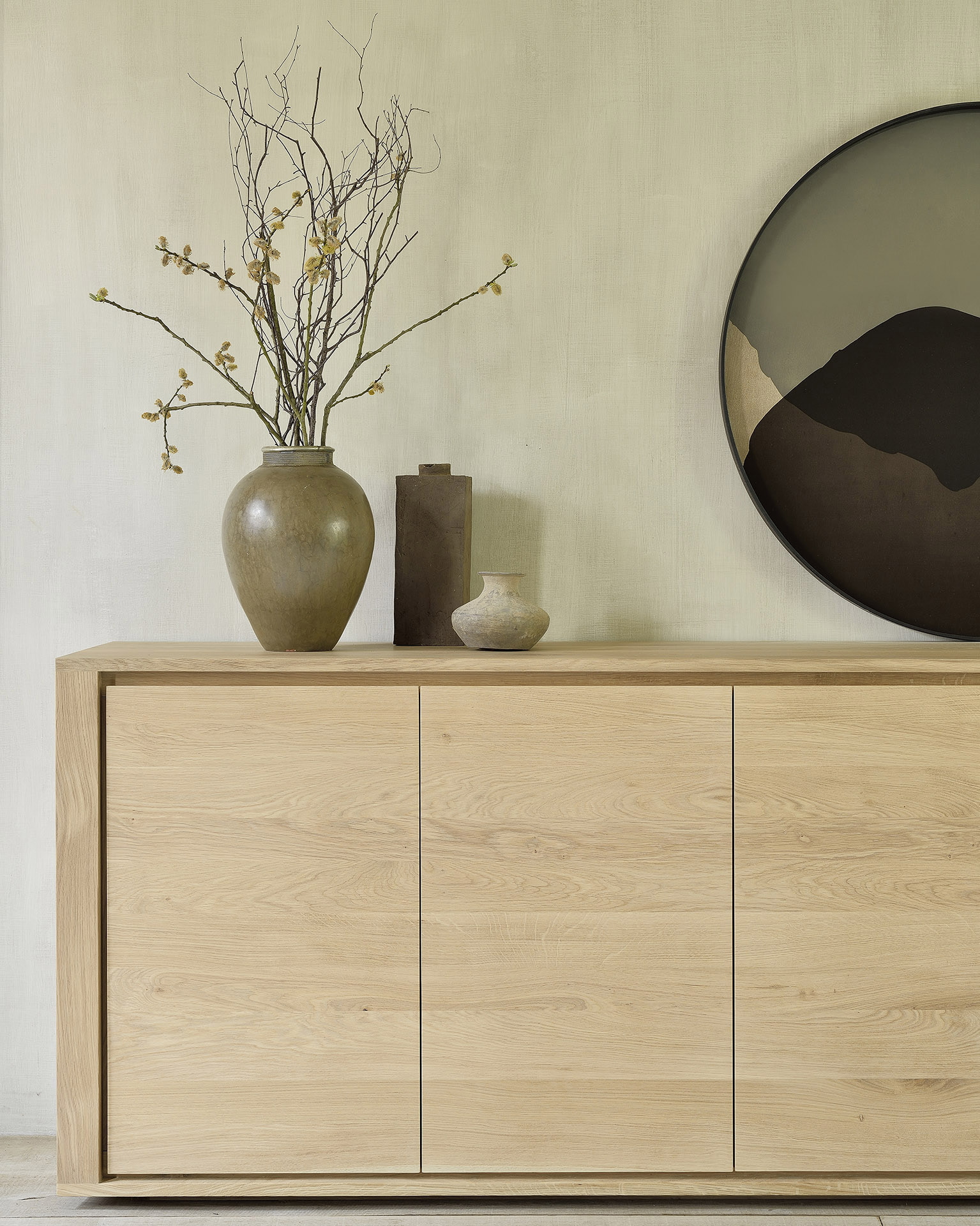 Ethnicraft Dressoir 'Shadow' Geolied Eikenhout, 156cm