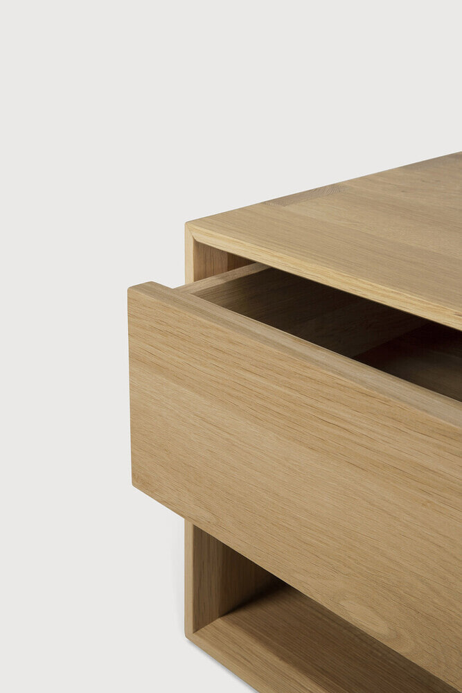 Ethnicraft Salontafel 'Nordic' Geolied Eikenhout, 120 x 70cm