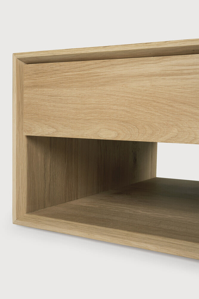 Ethnicraft Salontafel 'Nordic' Geolied Eikenhout, 120 x 70cm