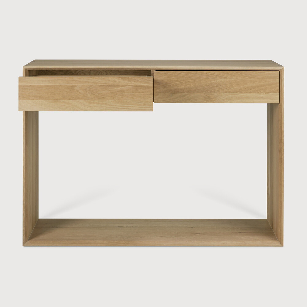 Ethnicraft Sidetable 'Nordic' Geolied Eikenhout, 120cm