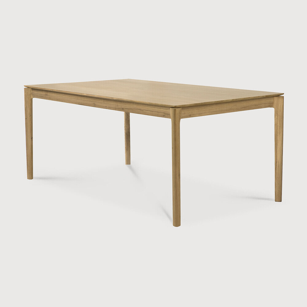 Ethnicraft Eettafel Bok Geolied Eikenhout, 160 x 80cm - Naturel