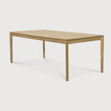 Ethnicraft Eettafel 'Bok' Geolied Eikenhout, 180 x 90cm