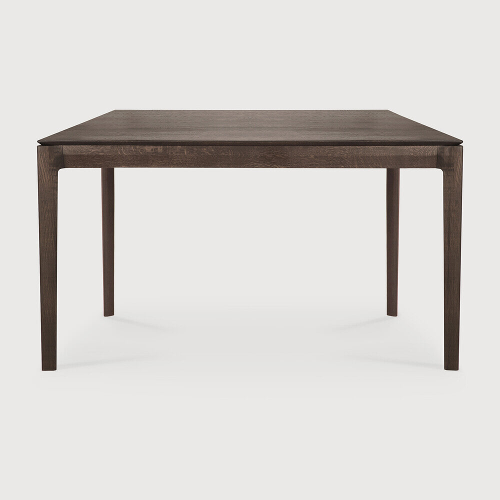 Ethnicraft Eettafel 'Bok' Gevernist Eikenhout, 140 x 80cm, kleur Bruin