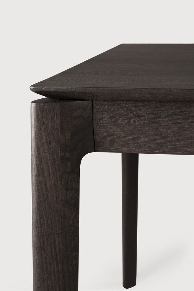 Ethnicraft Eettafel 'Bok' Gevernist Eikenhout, 180 x 90cm, kleur Bruin