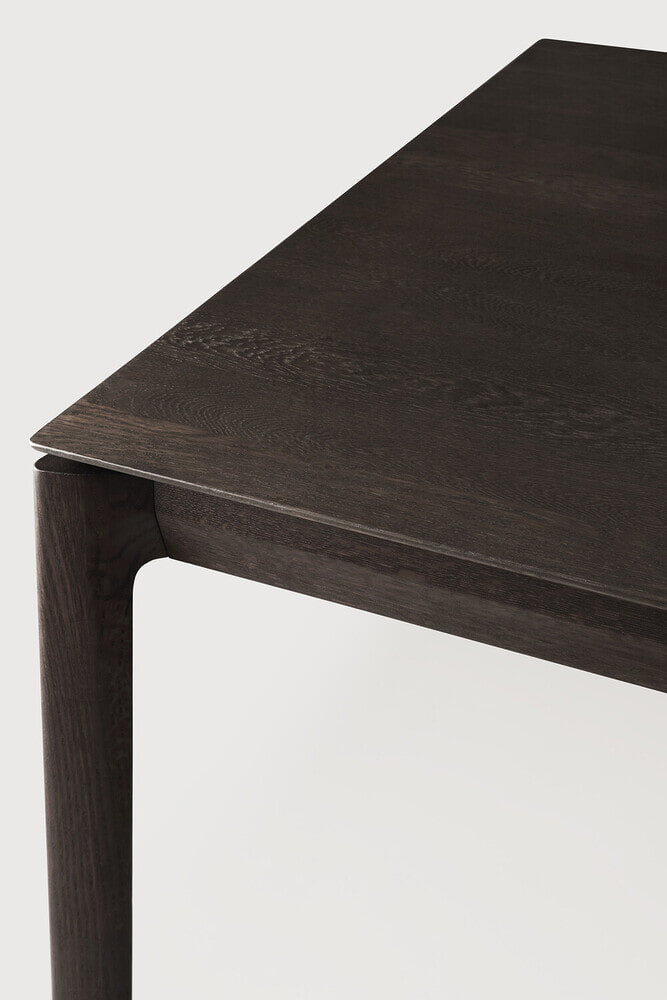 Ethnicraft Eettafel 'Bok' Gevernist Eikenhout, 180 x 90cm, kleur Bruin