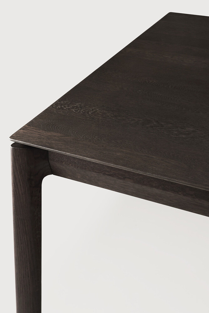 Ethnicraft Eettafel 'Bok' Gevernist Eikenhout, 240 x 100cm, kleur Bruin