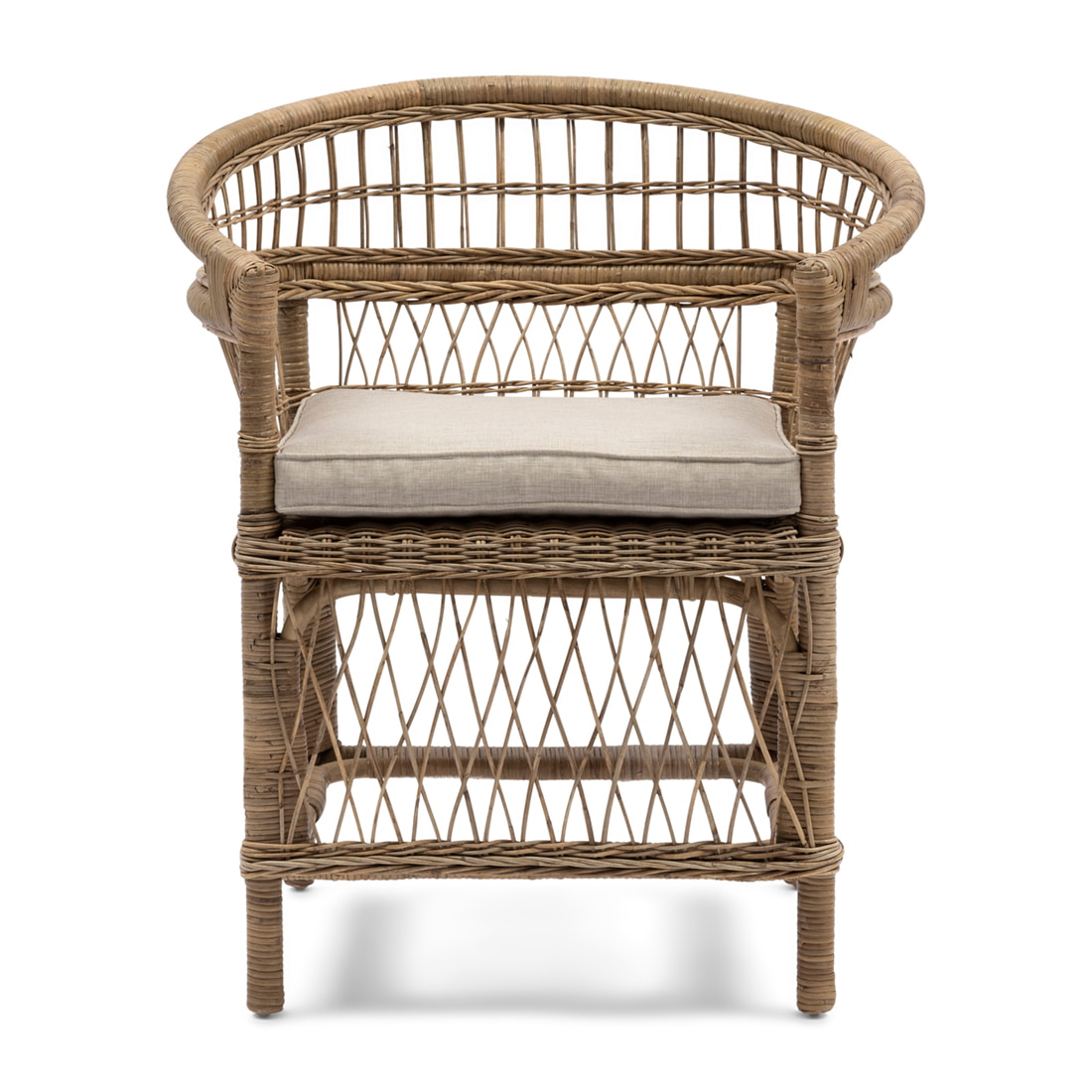 Rivièra Maison Eetkamerstoel 'Victoria Falls' Rattan, kleur Naturel