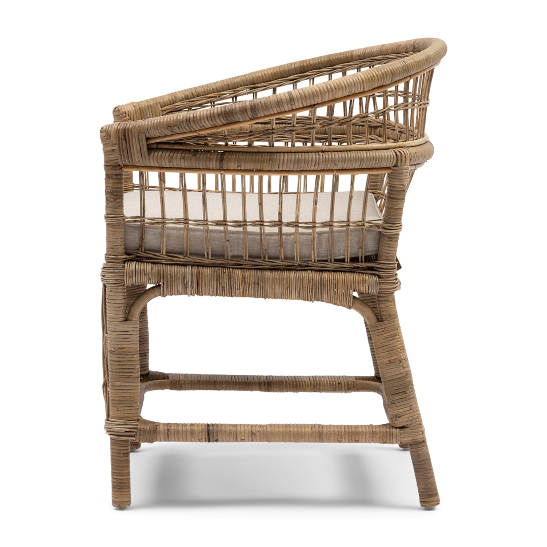 Rivièra Maison Eetkamerstoel 'Victoria Falls' Rattan, kleur Naturel