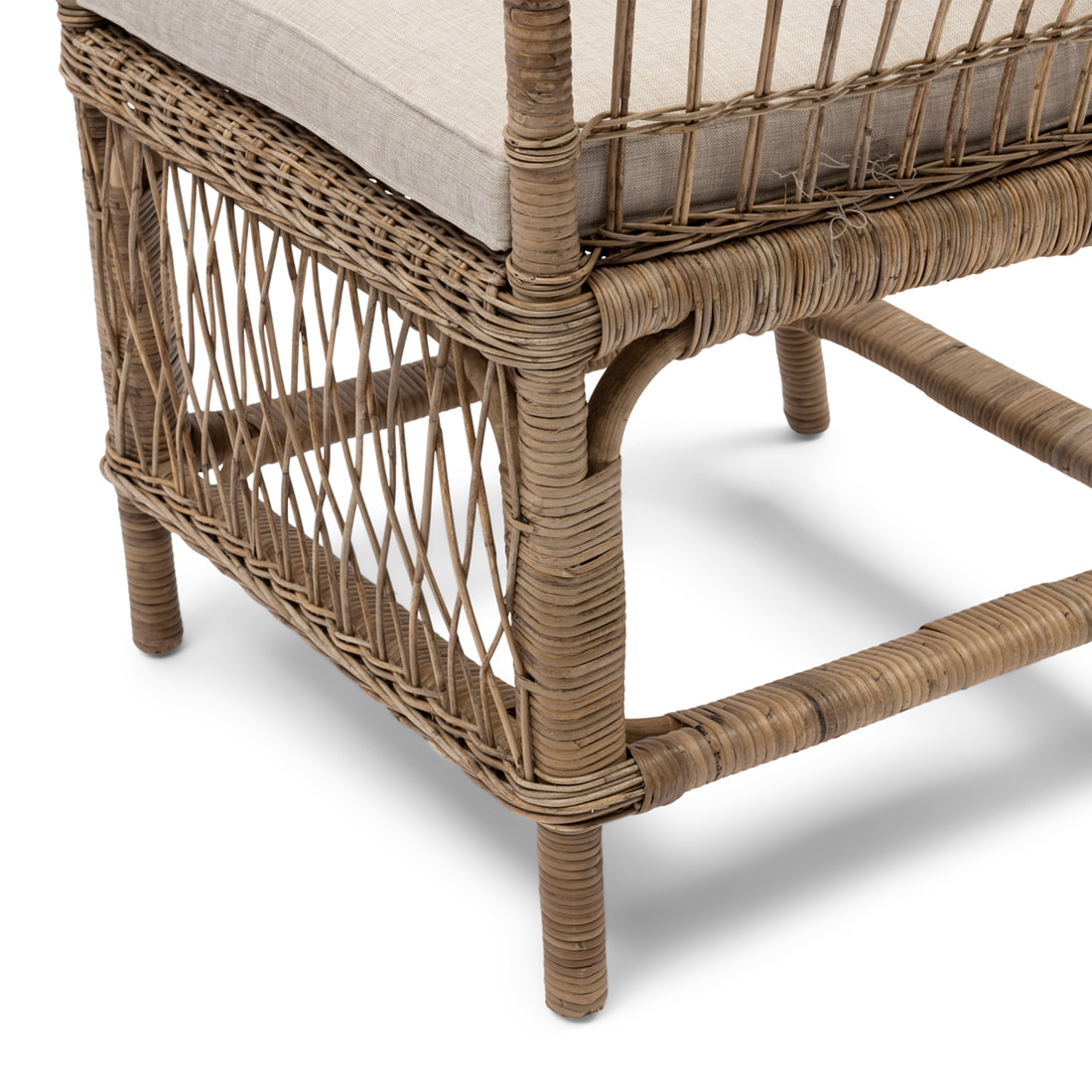 Rivièra Maison Eetkamerstoel 'Victoria Falls' Rattan, kleur Naturel