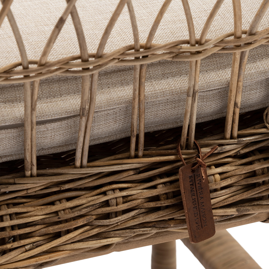 Rivièra Maison Eetkamerstoel 'Victoria Falls' Rattan, kleur Naturel