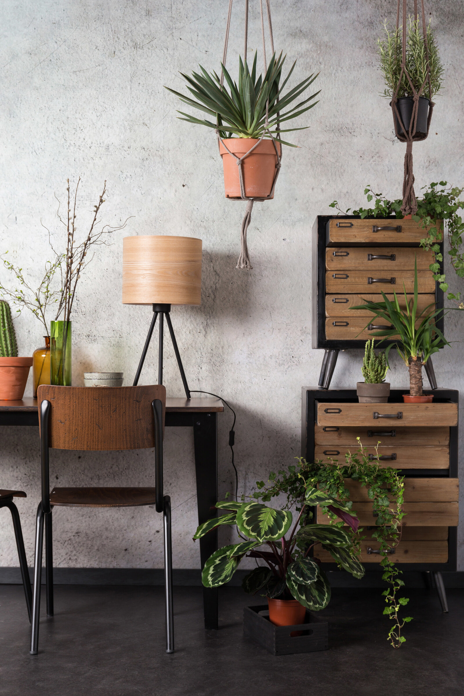 Dutchbone Tafellamp 'Woodland' 60cm