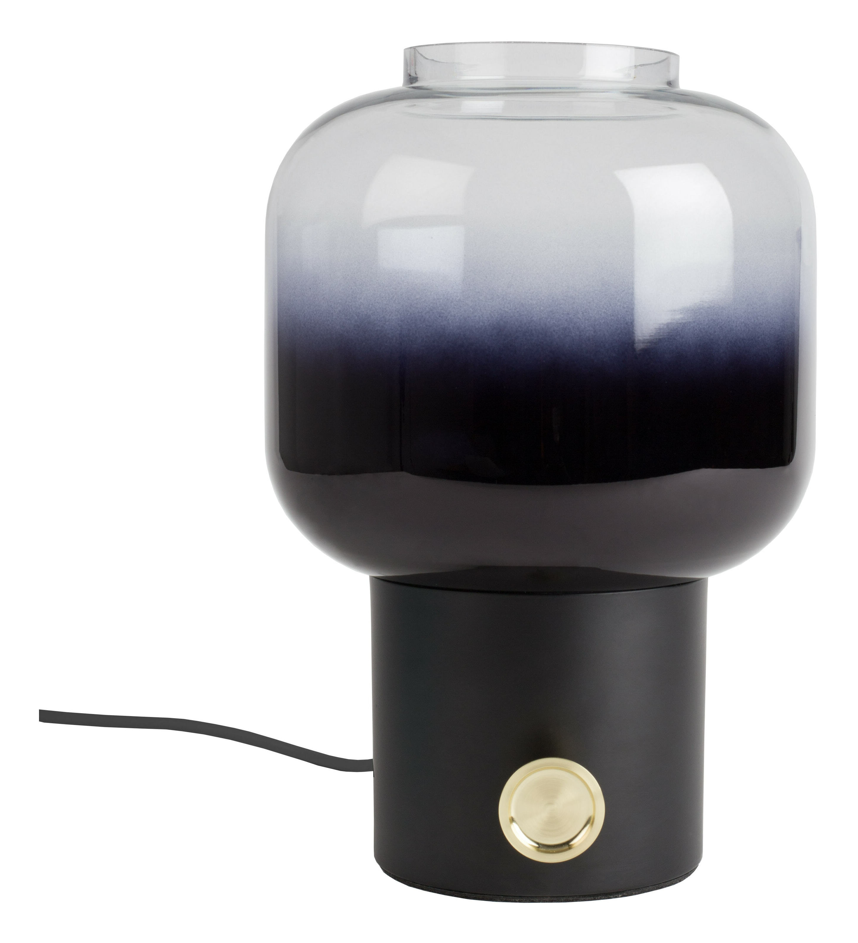 Zuiver Tafellamp 'Moody' Glas, kleur Zwart