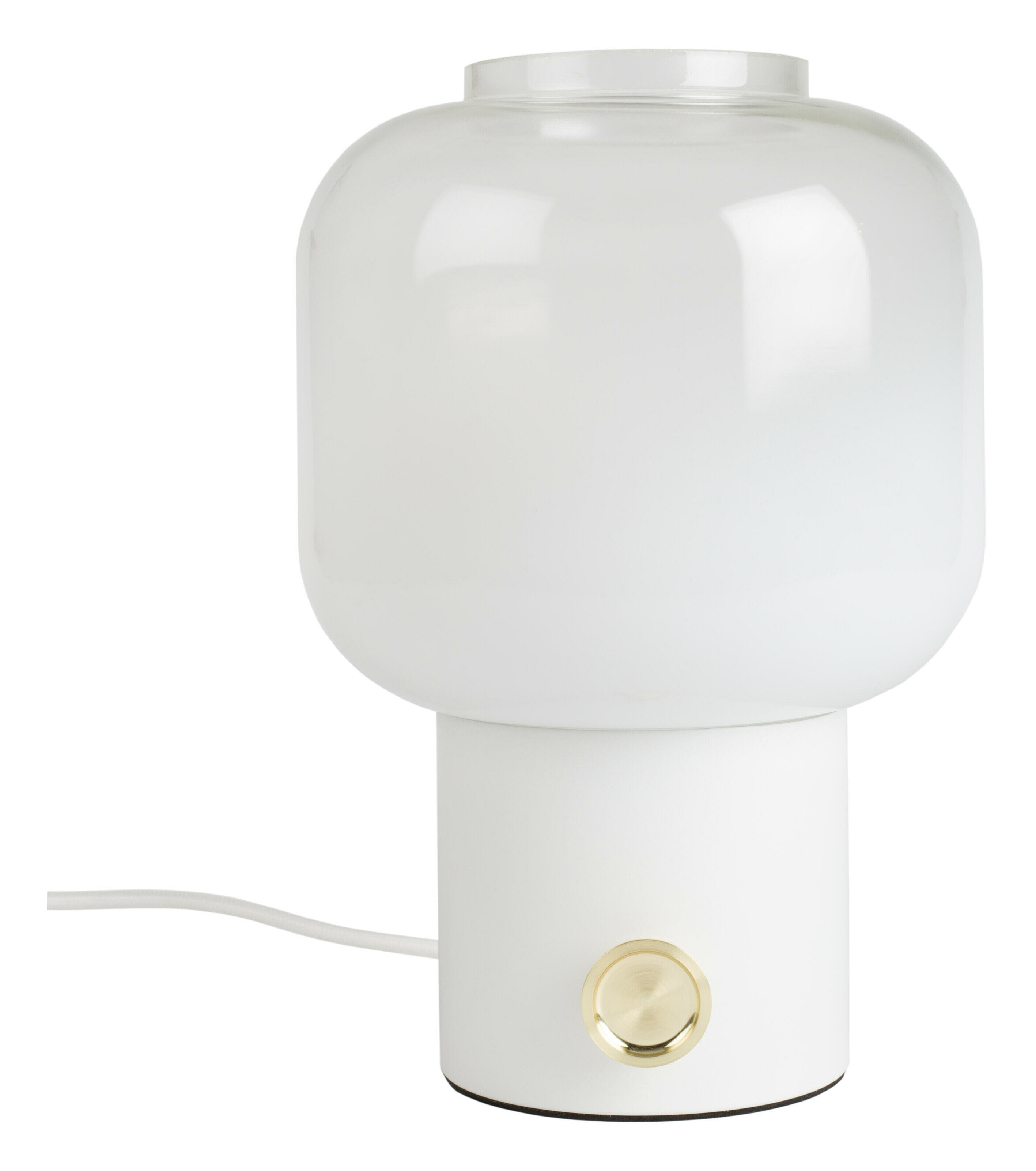 Zuiver Tafellamp 'Moody' Glas, kleur Wit