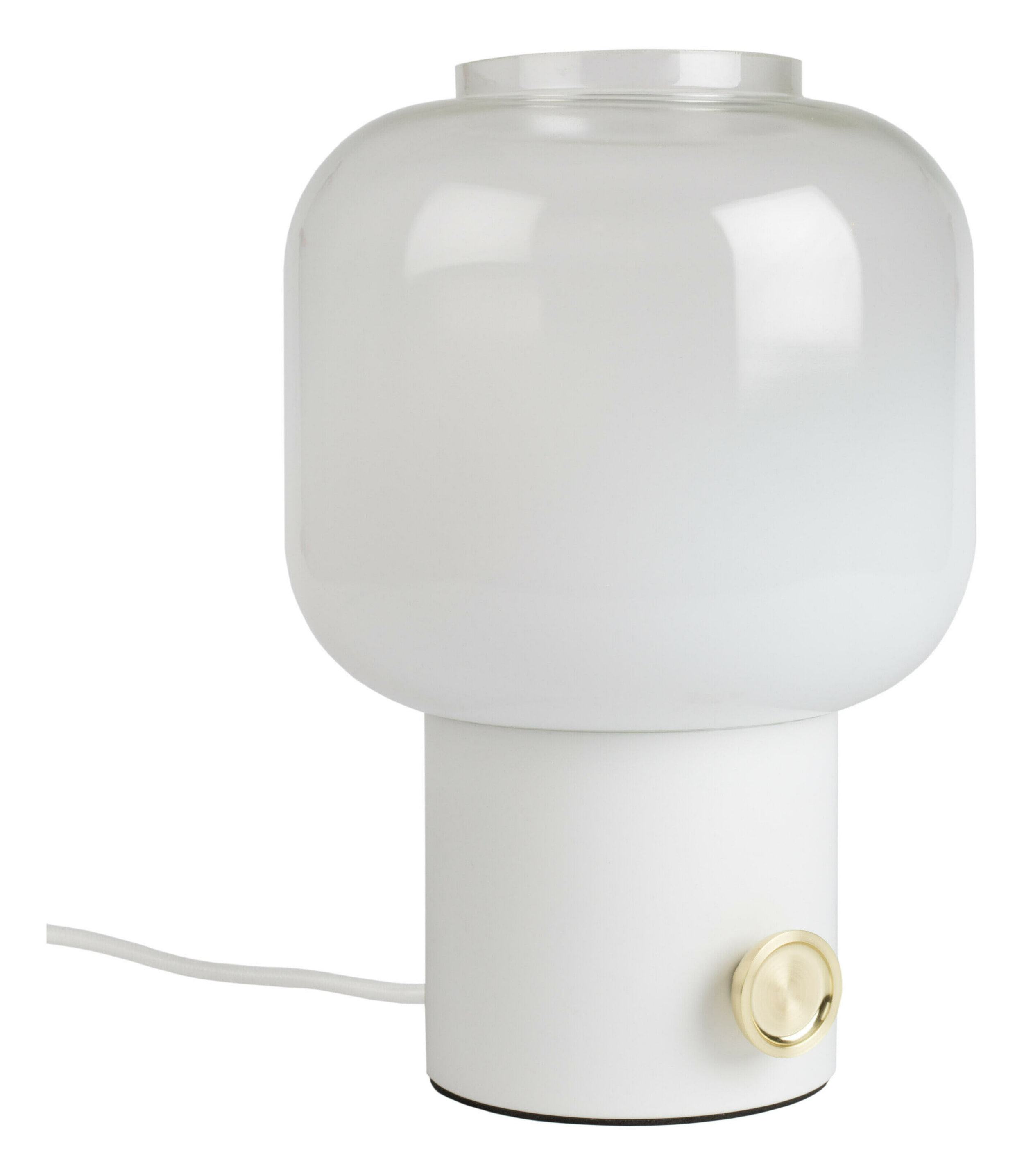 Zuiver Tafellamp 'Moody' Glas, kleur Wit