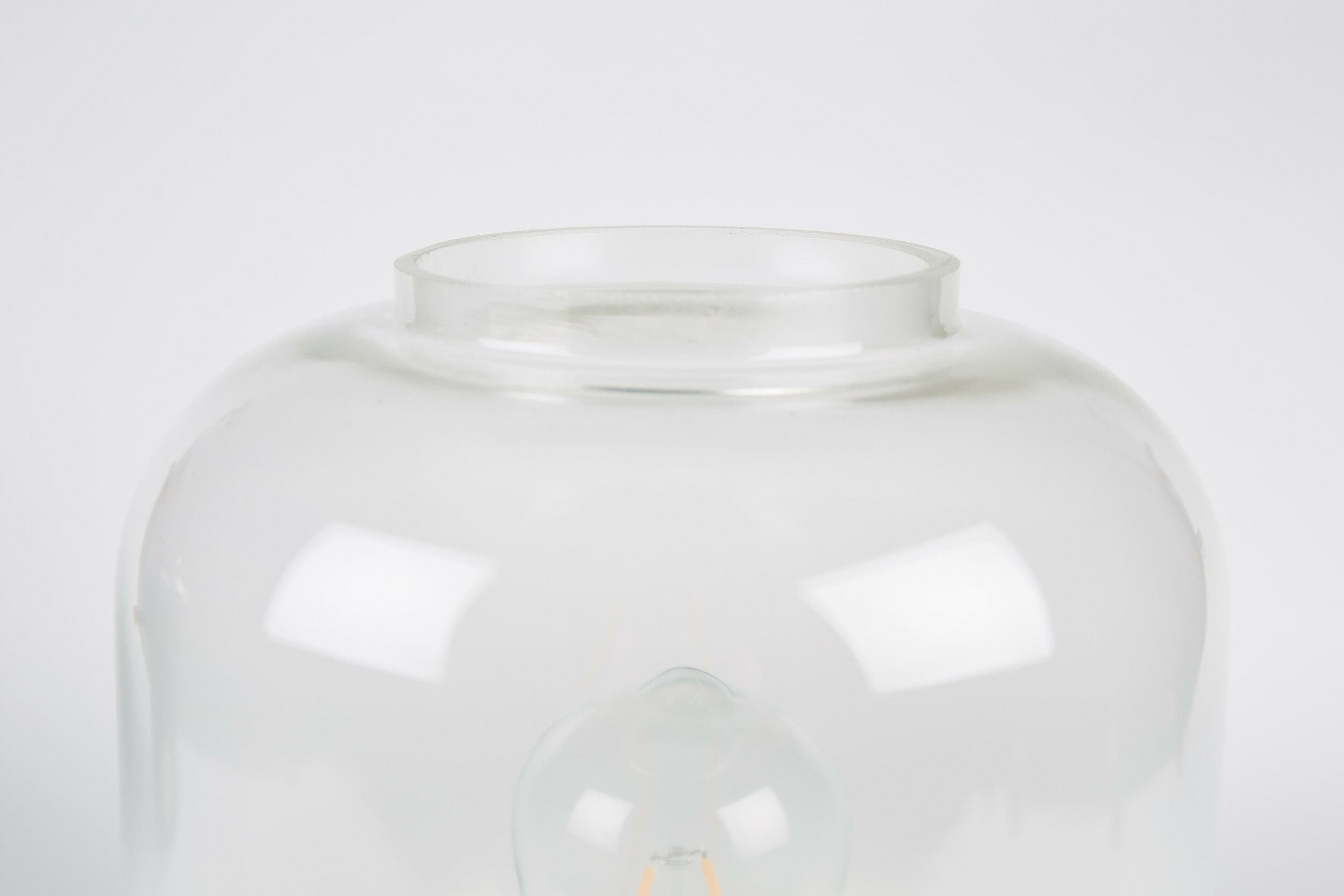 Zuiver Tafellamp 'Moody' Glas, kleur Wit