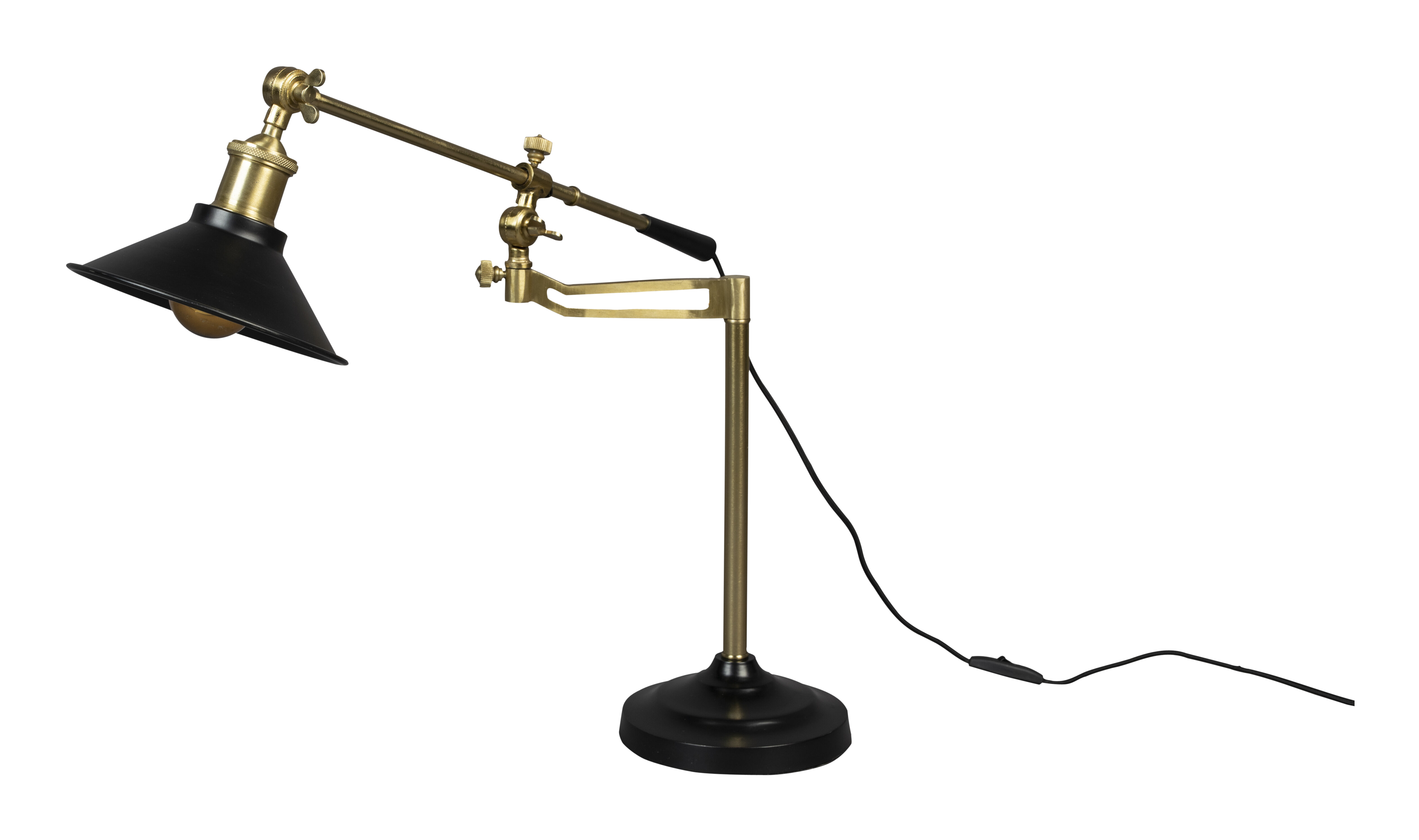 Dutchbone Tafellamp 'Penelope' kleur Zwart