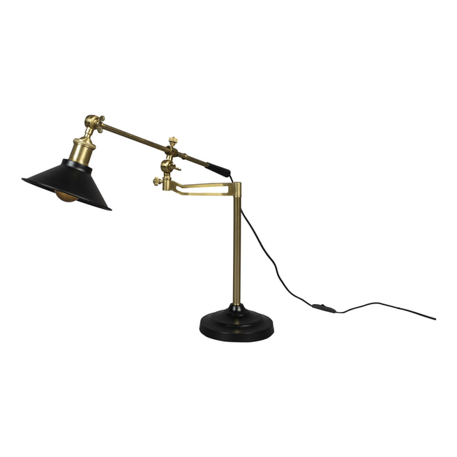 Dutchbone Tafellamp 'Penelope' kleur Zwart