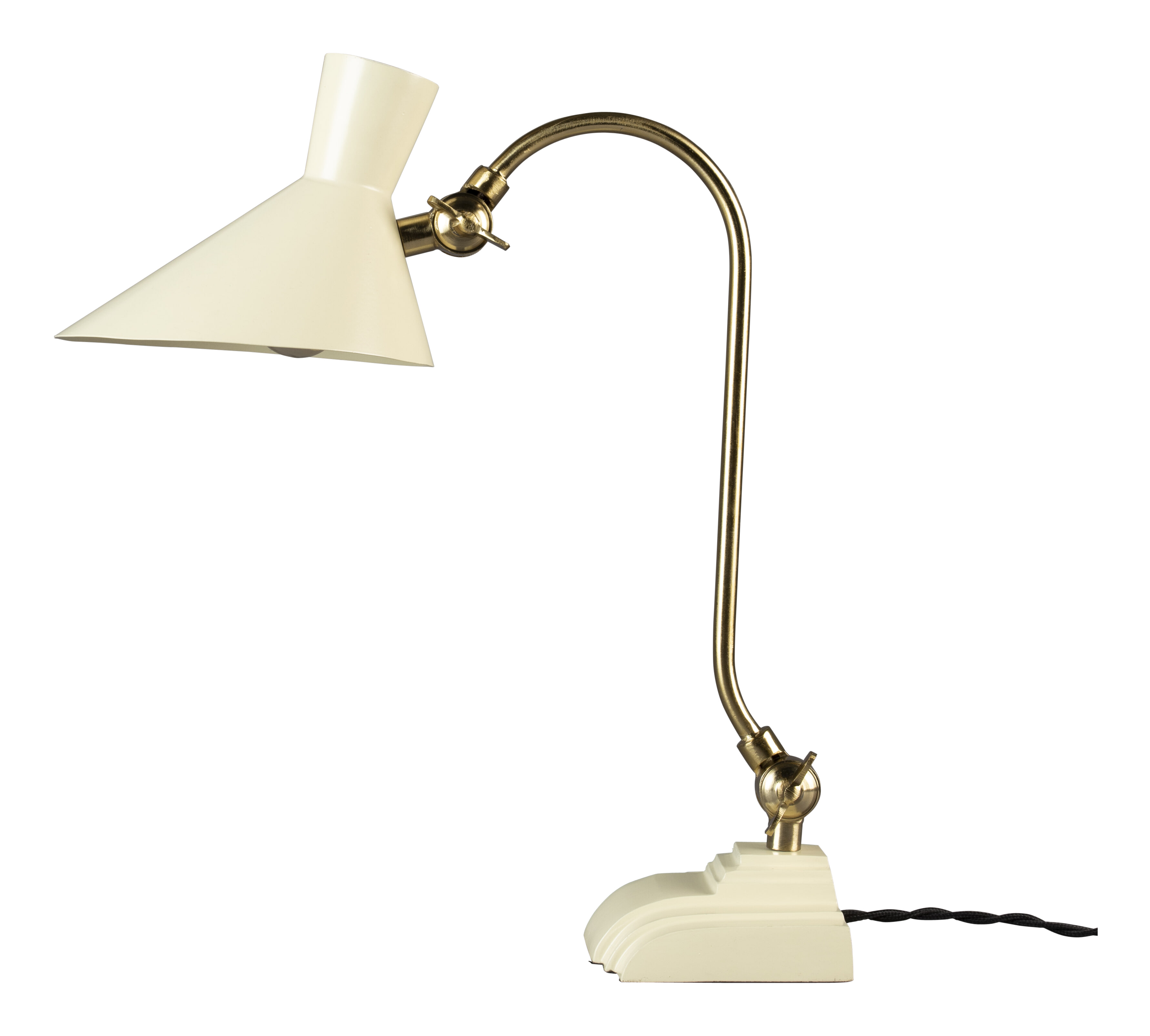 Dutchbone Tafellamp 'Gaia' kleur Ivory