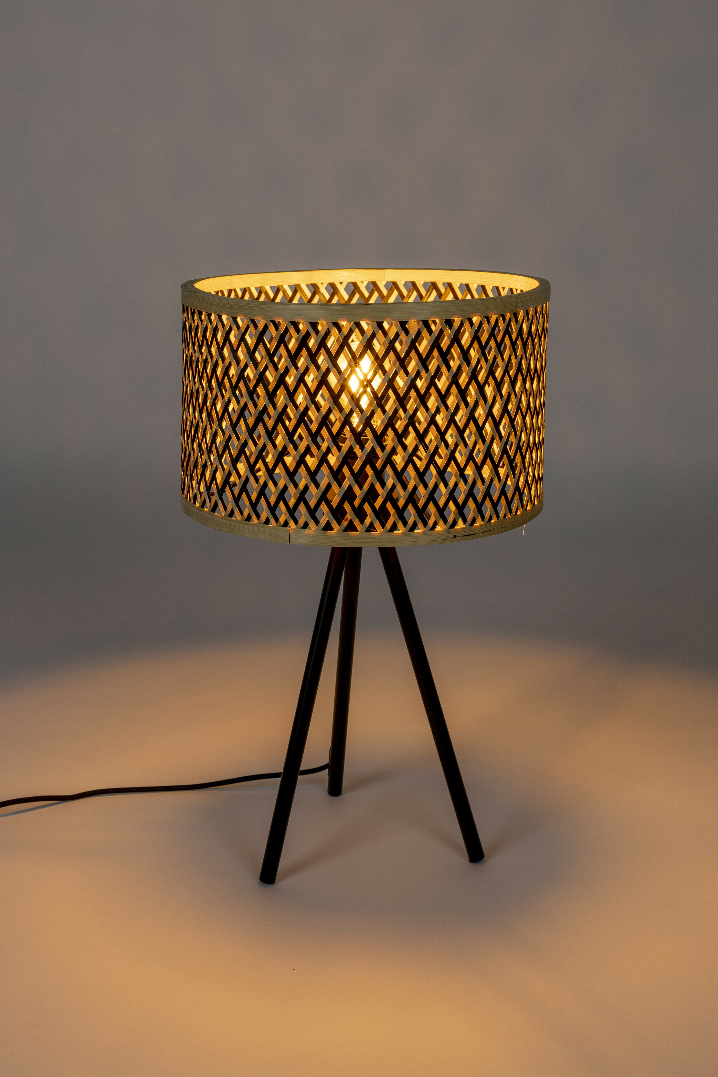 ZILT Tafellamp 'Abou' Bamboe, 55cm