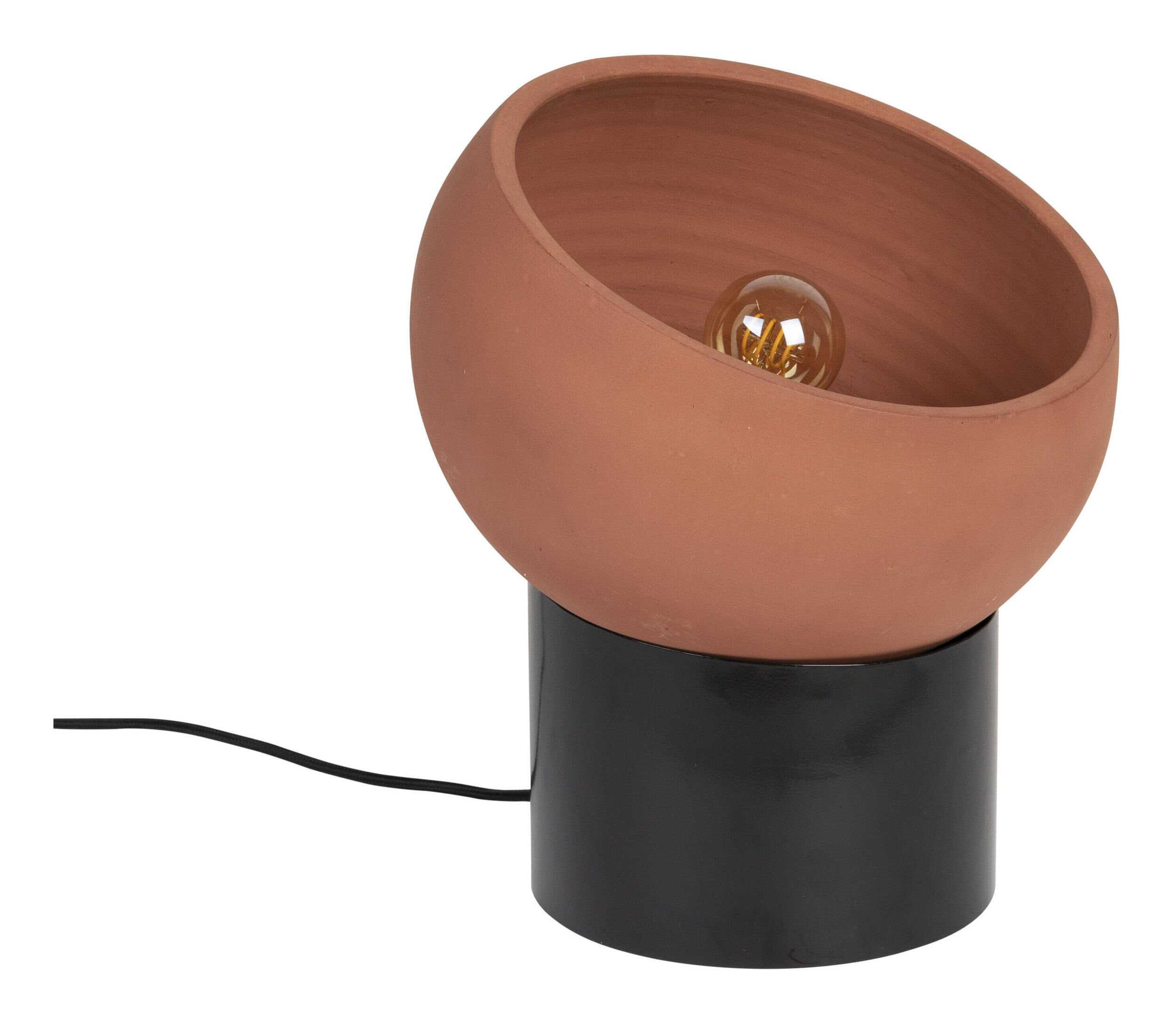 Dutchbone Tafellamp 'Zahra' Terracotta, 33cm