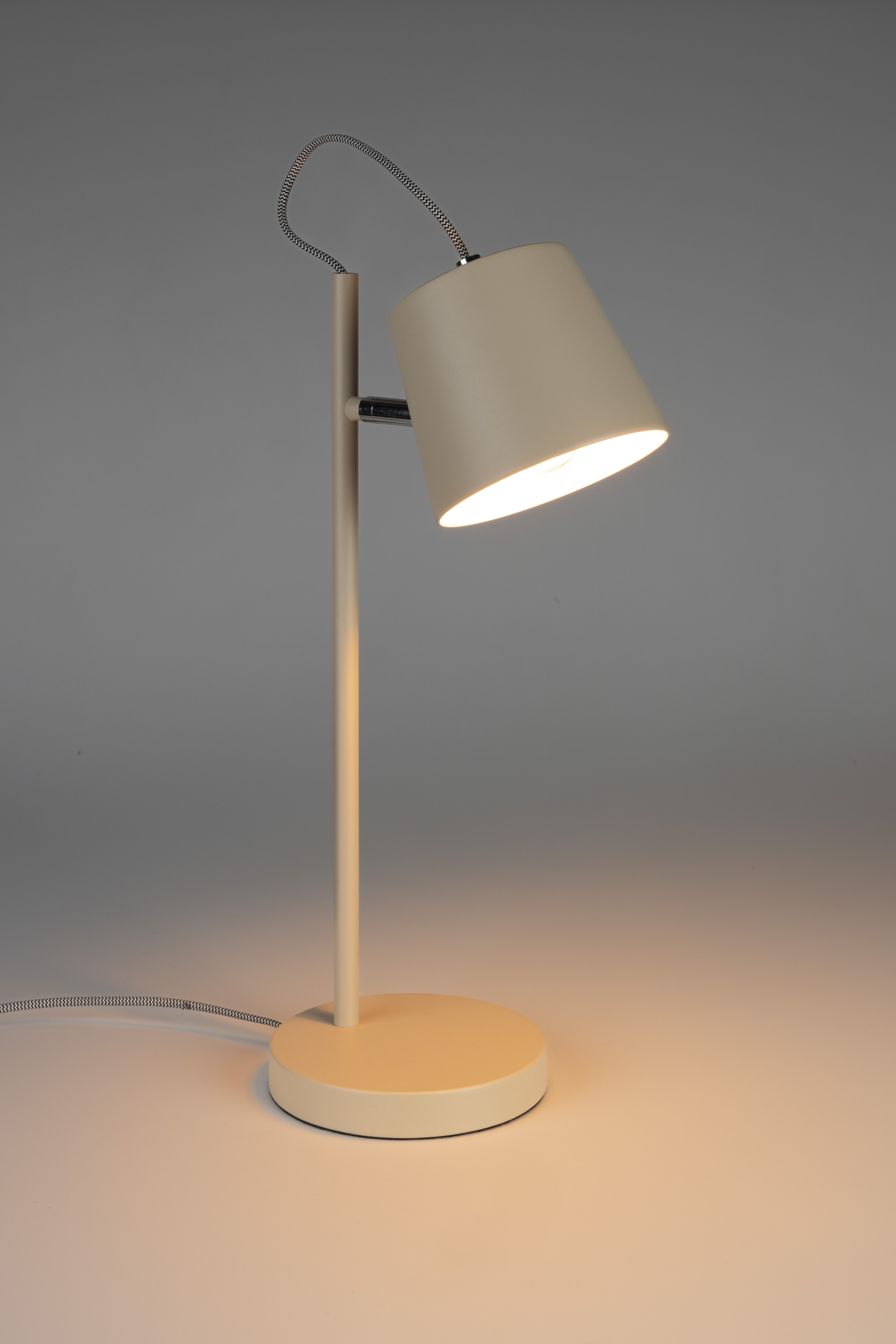 Zuiver Tafellamp 'Buckle' 50cm, kleur Beige