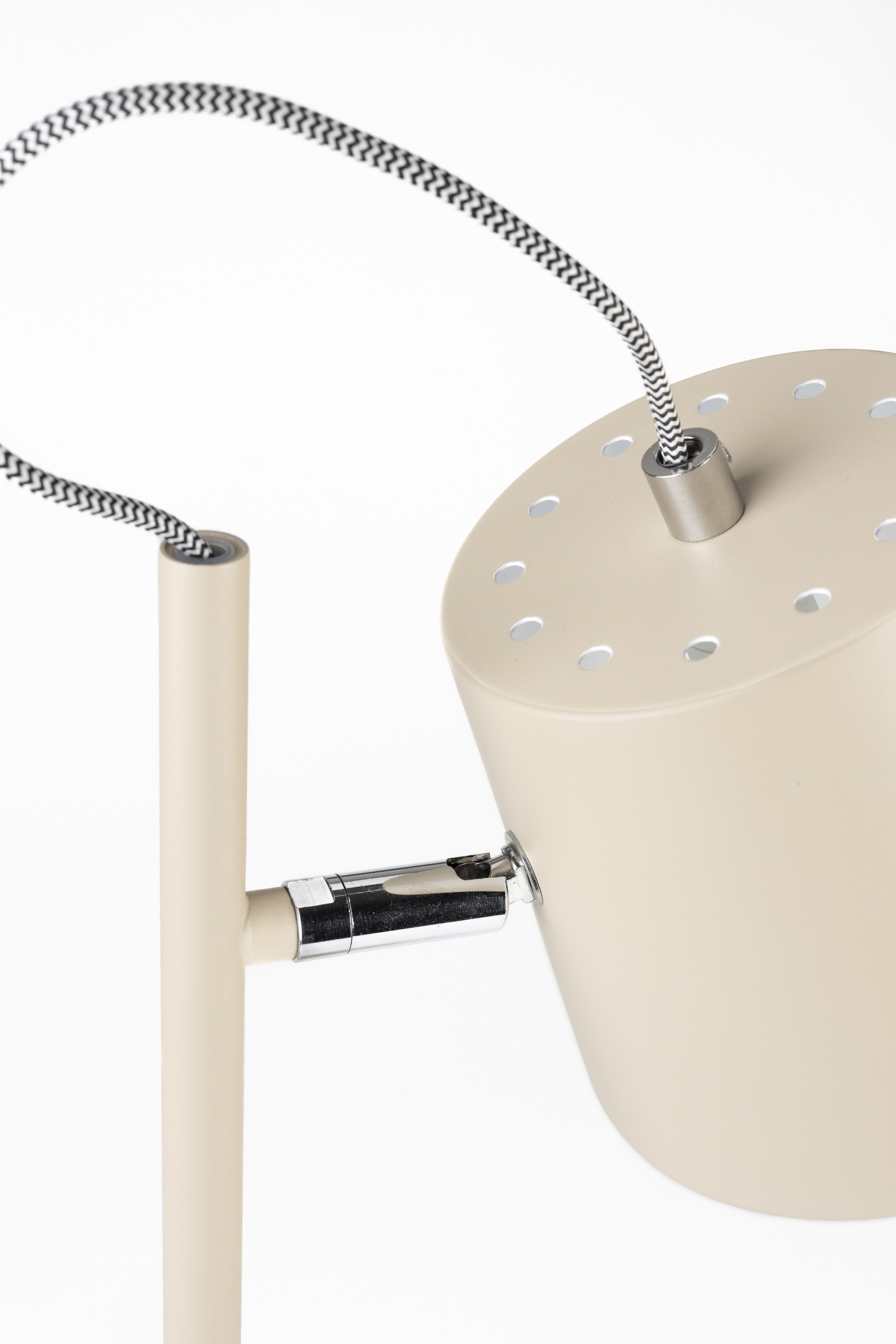 Zuiver Tafellamp 'Buckle' 50cm, kleur Beige