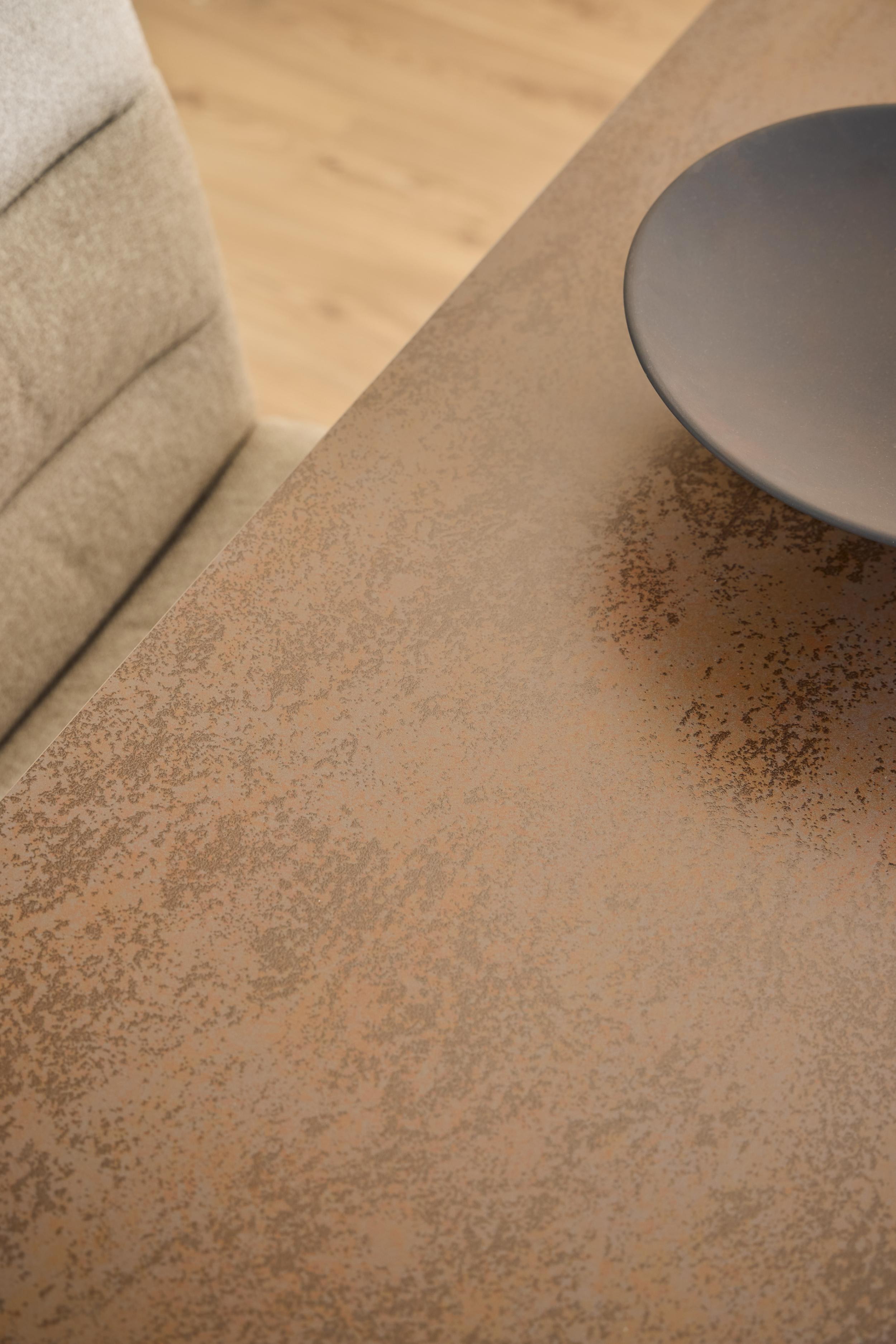 Bendt Eettafel 'Line' Keramiek, 135 x 80cm, kleur Bruin