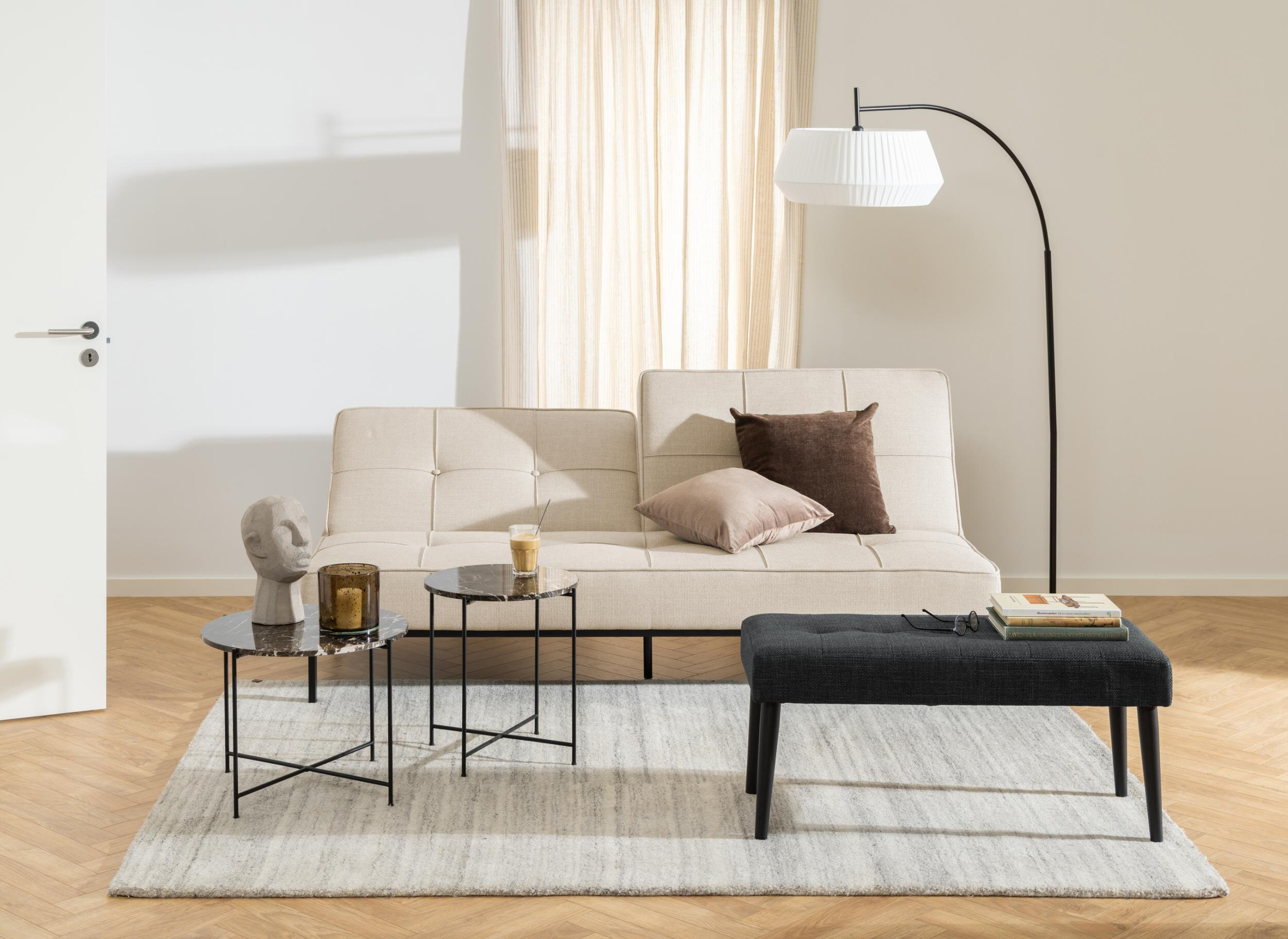 Bendt Slaapbank 'Maja' kleur Beige