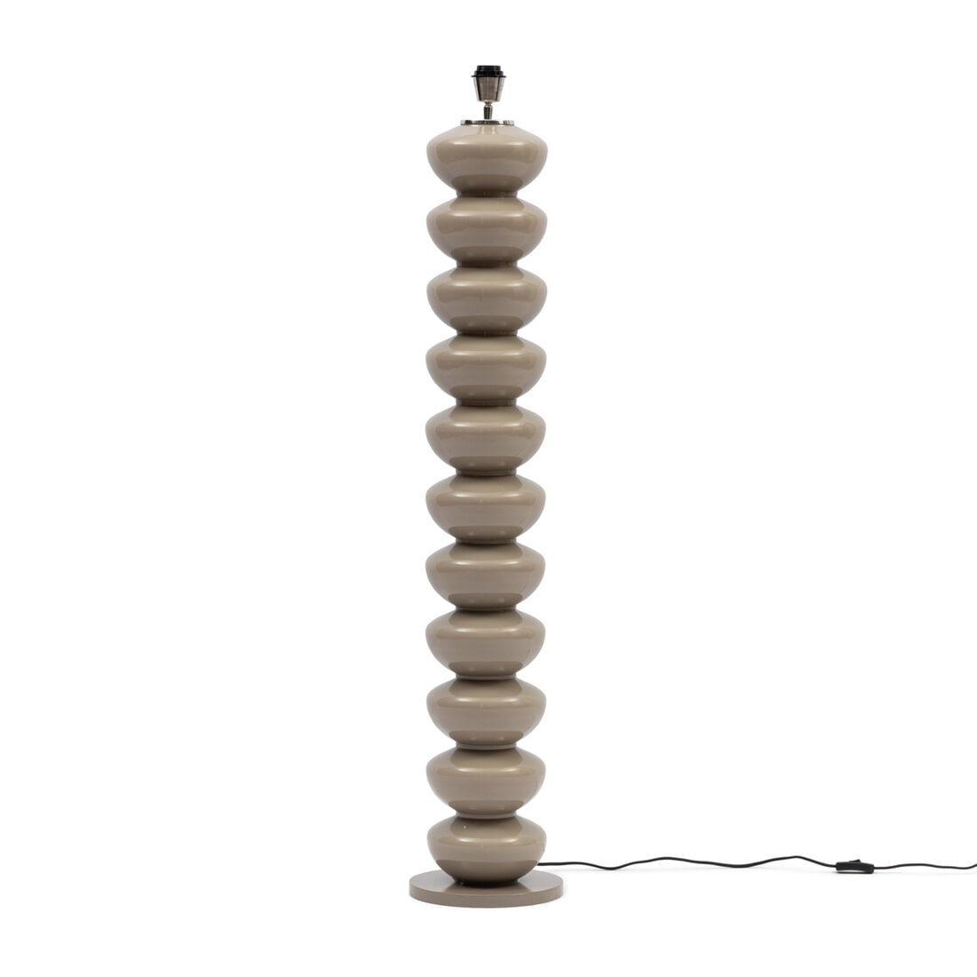 Rivièra Maison Vloerlamp 'Beaugrand' Glas, 130cm hoog, kleur Beige (excl. kap)