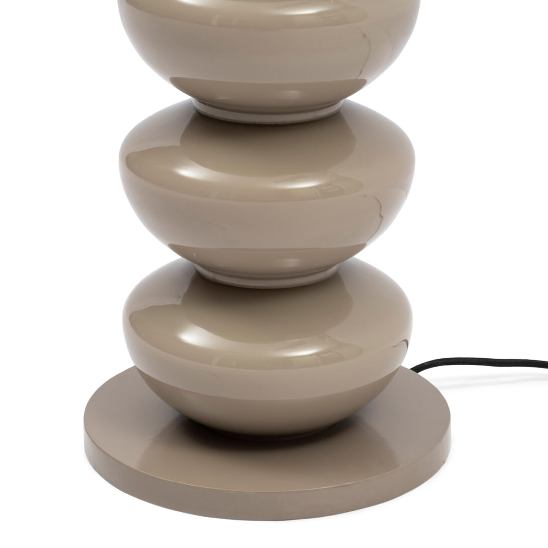 Rivièra Maison Vloerlamp 'Beaugrand' Glas, 130cm hoog, kleur Beige (excl. kap)
