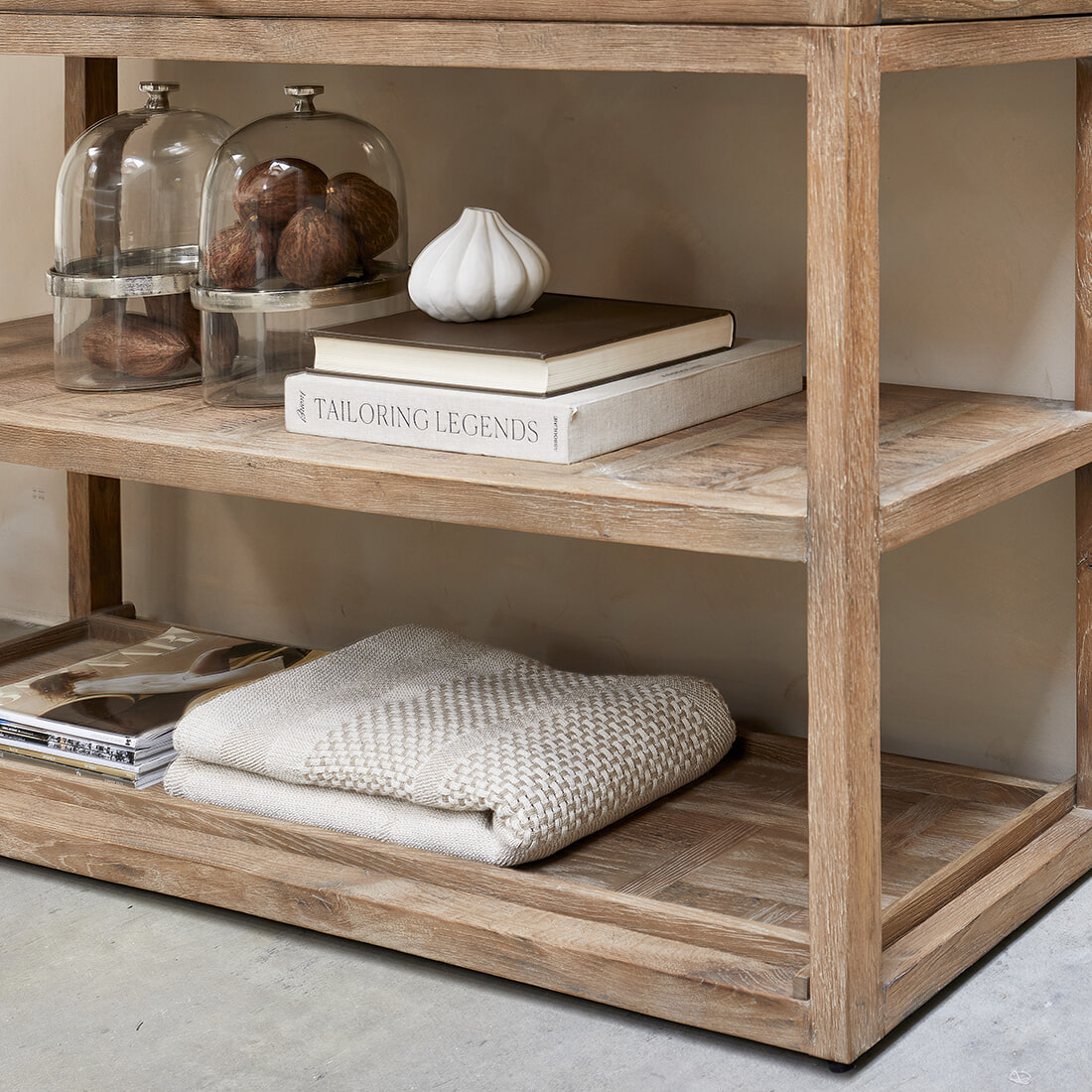 Rivièra Maison Buffetkast 'Fraser Island' Eikenhout, 190 x 150cm