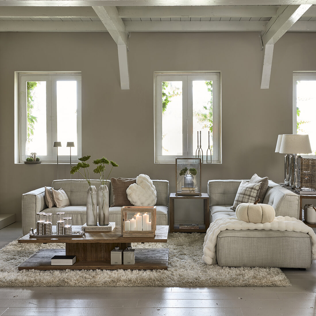 Rivièra Maison Salontafel 'Vermont' Eikenhout, 160 x 80cm