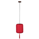 Dutchbone Hanglamp 'Suoni' 30cm, kleur Rood