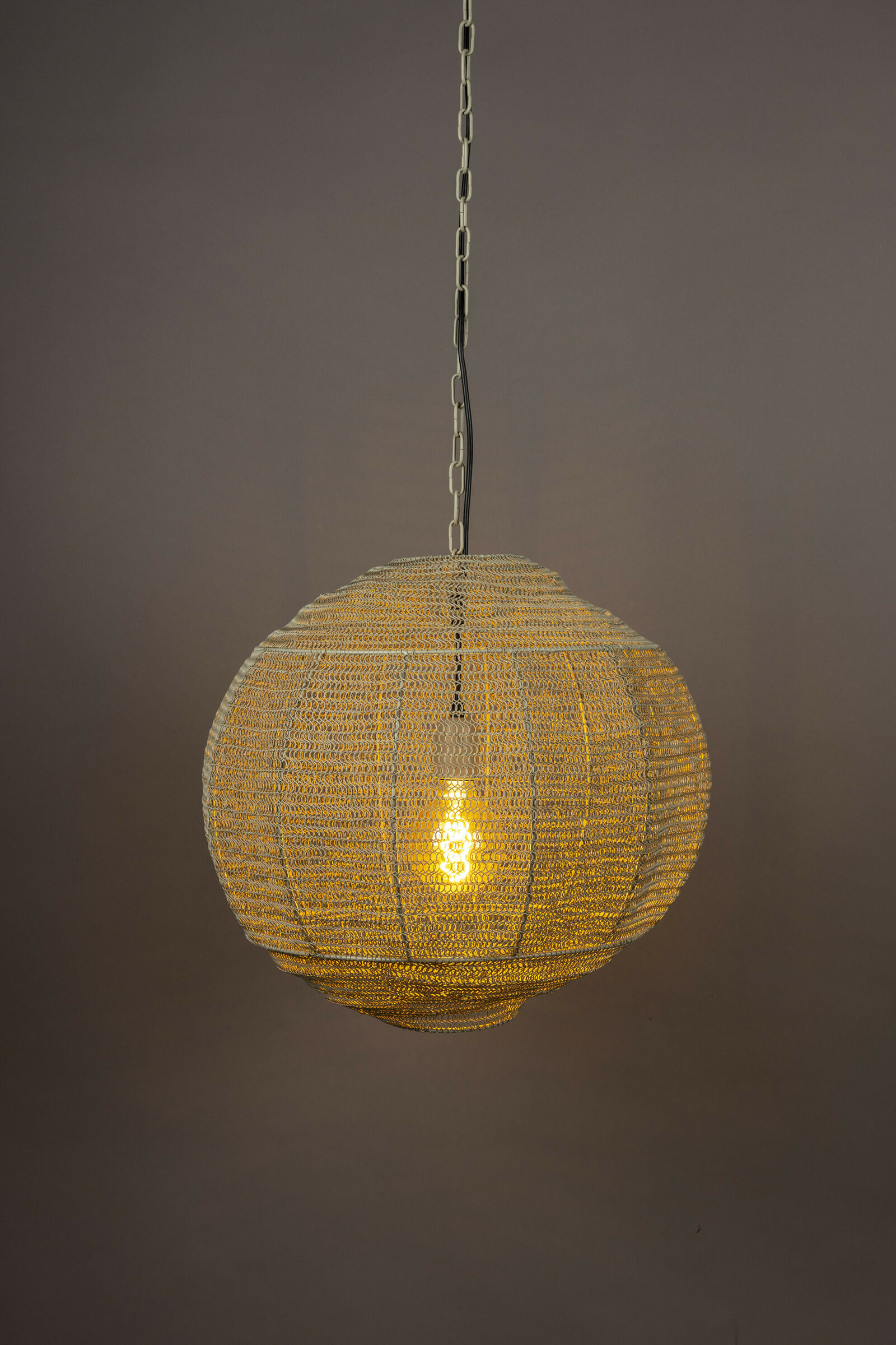 Dutchbone Hanglamp 'Meezan' 50cm, kleur Grijs