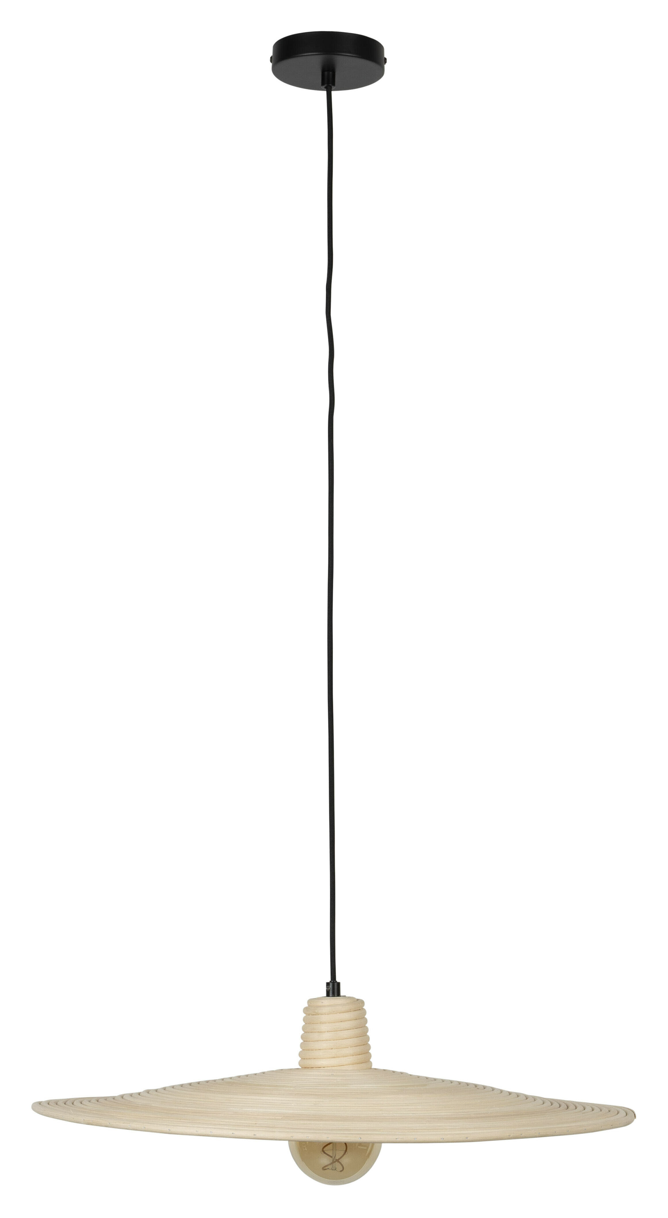 Zuiver Hanglamp 'Balance' Rotan, Ø60cm, kleur Naturel