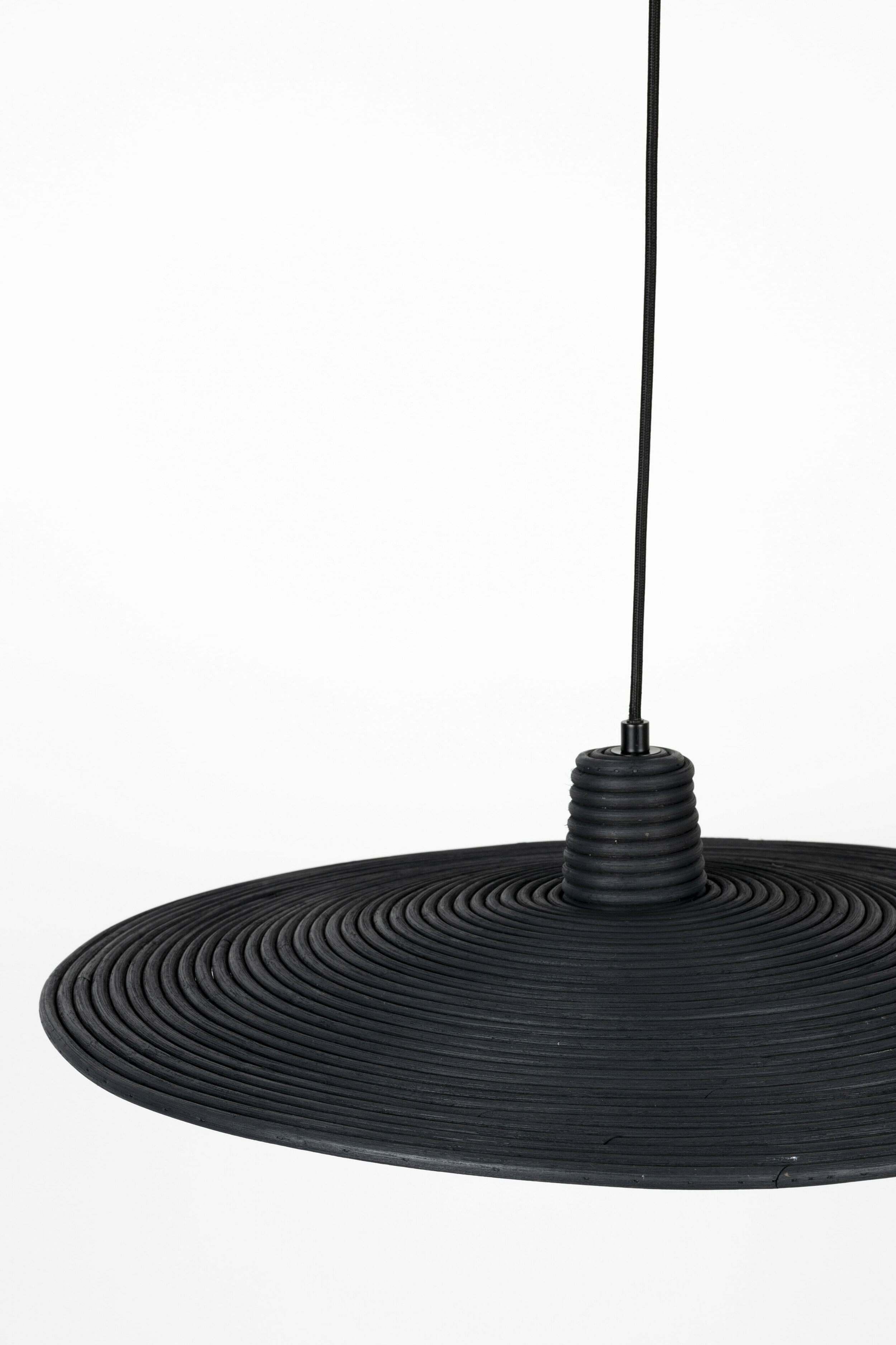Zuiver Hanglamp 'Balance' Rotan, Ø60cm, kleur Zwart