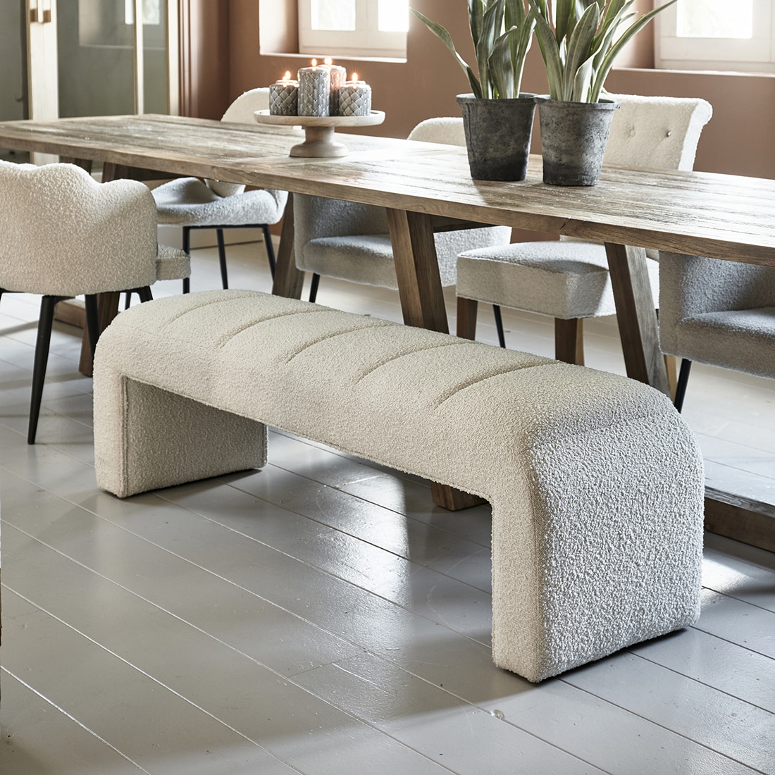 Rivièra Maison Eettafel 'Bali' Essenhout, 400 x 100cm