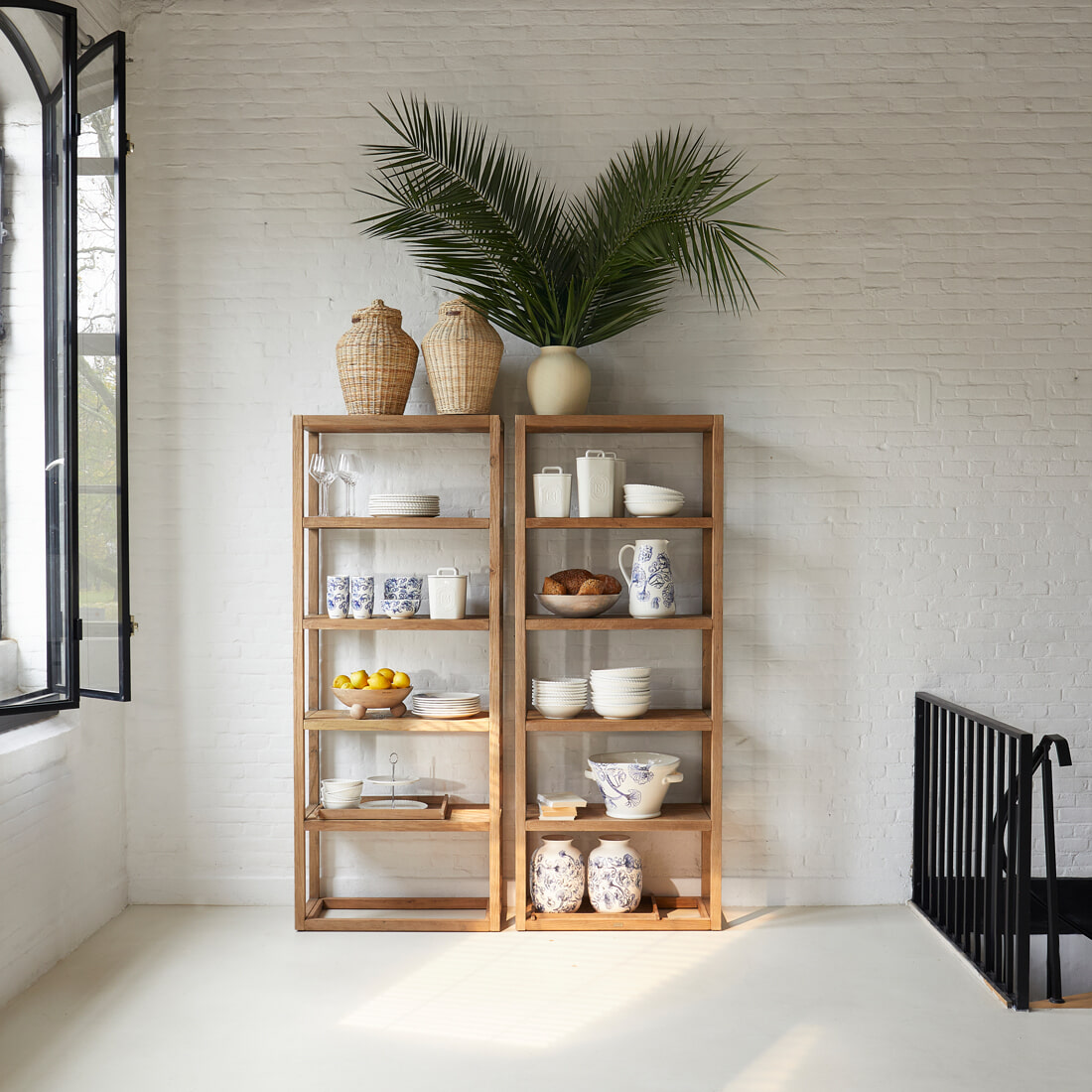 Rivièra Maison Wandkast 'Fraser Island' Eikenhout, 200 x 80cm