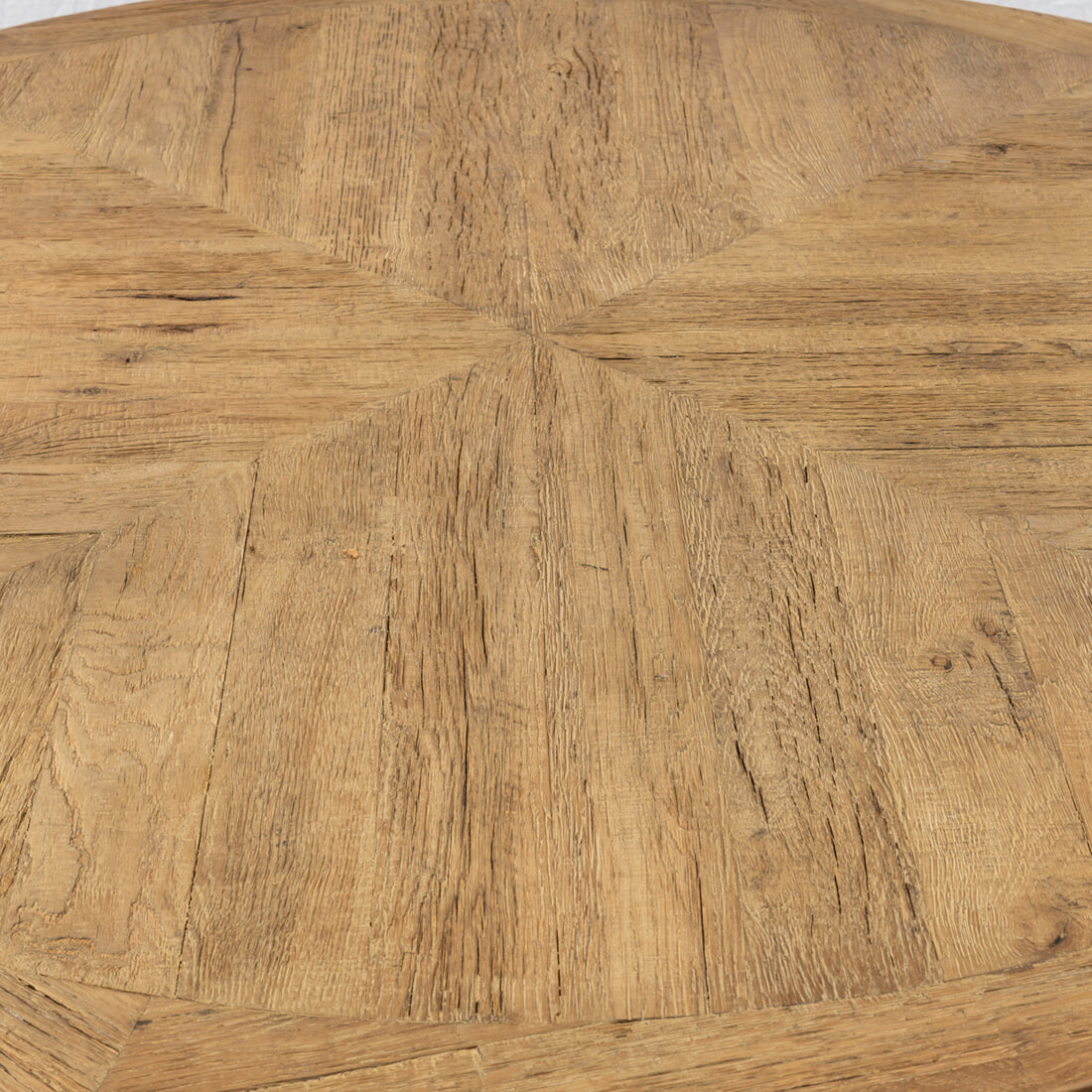 Rivièra Maison Ronde Eettafel 'Portland' Eikenhout, 150 cm, kleur Bruin