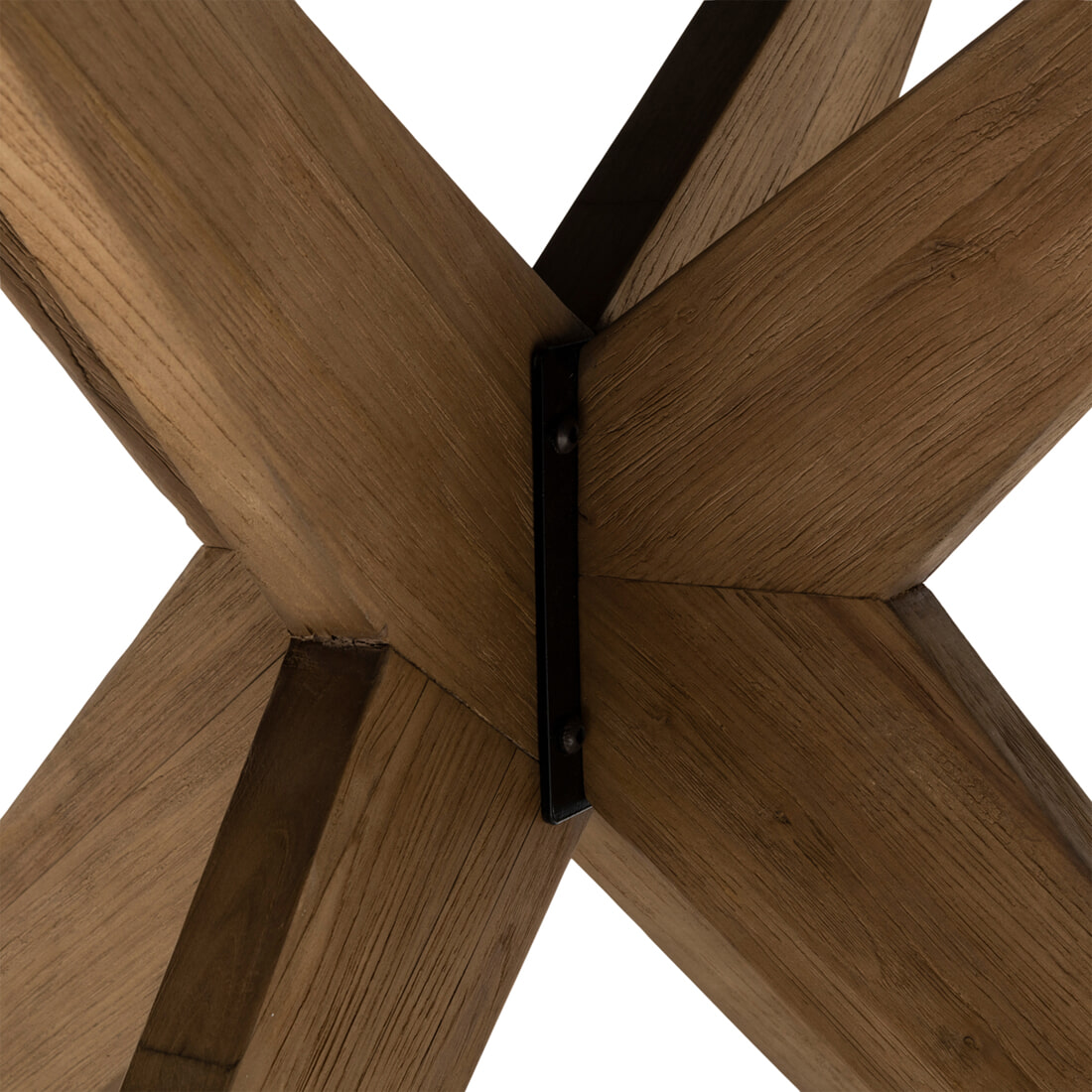 Rivièra Maison Ronde Eettafel 'Portland' Eikenhout, 150 cm, kleur Bruin