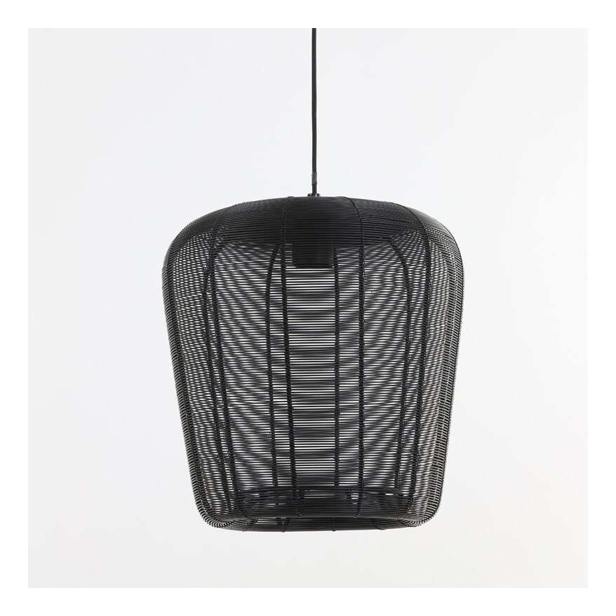 Light & Living Hanglamp 'Adeta' 28cm, mat zwart