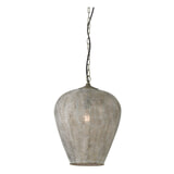 Light & Living Hanglamp 'Lavello' 33.5cm, kleur Antiek Goud-/Wit