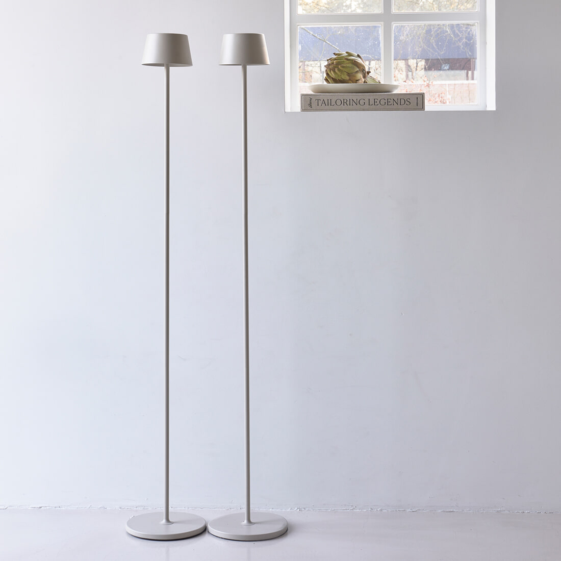 Rivièra Maison Vloerlamp 'Zaza Luminee' Aluminium, kleur Flax