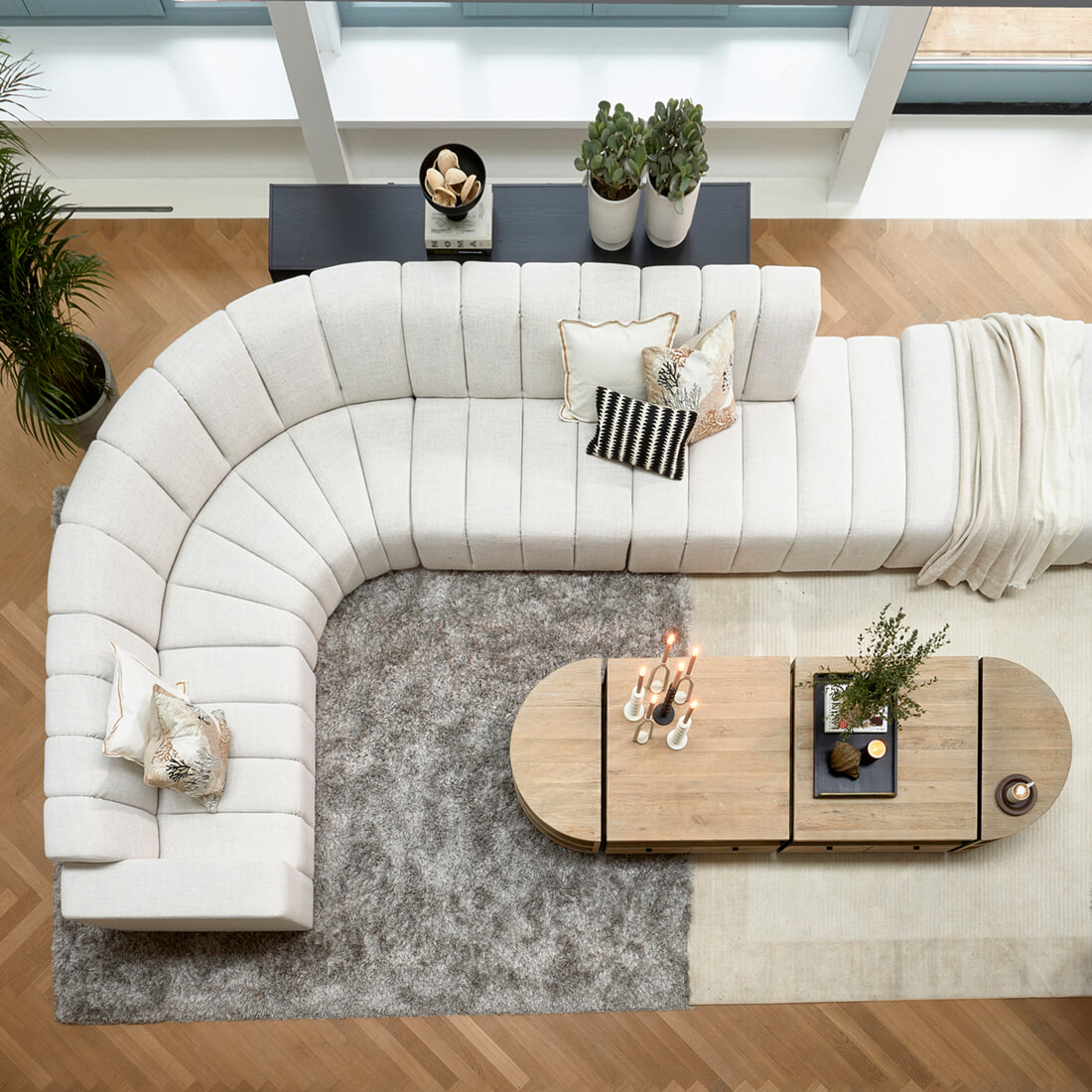 Rivièra Maison Vloerkleed 'Cecil', 230 x 160 cm, kleur Grijs