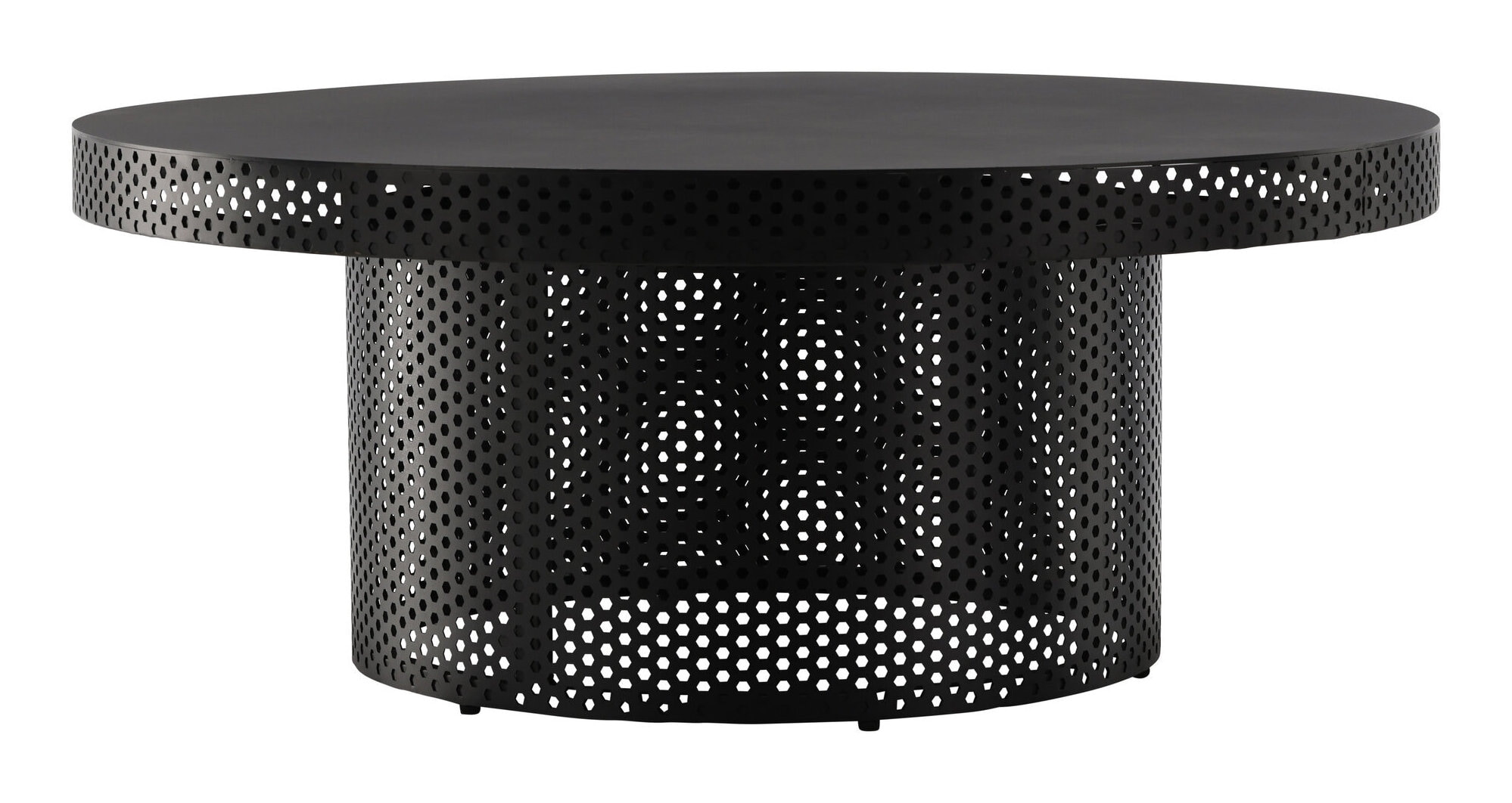 Nohr Ronde Salontafel 'Chivonne' 100cm, kleur Zwart