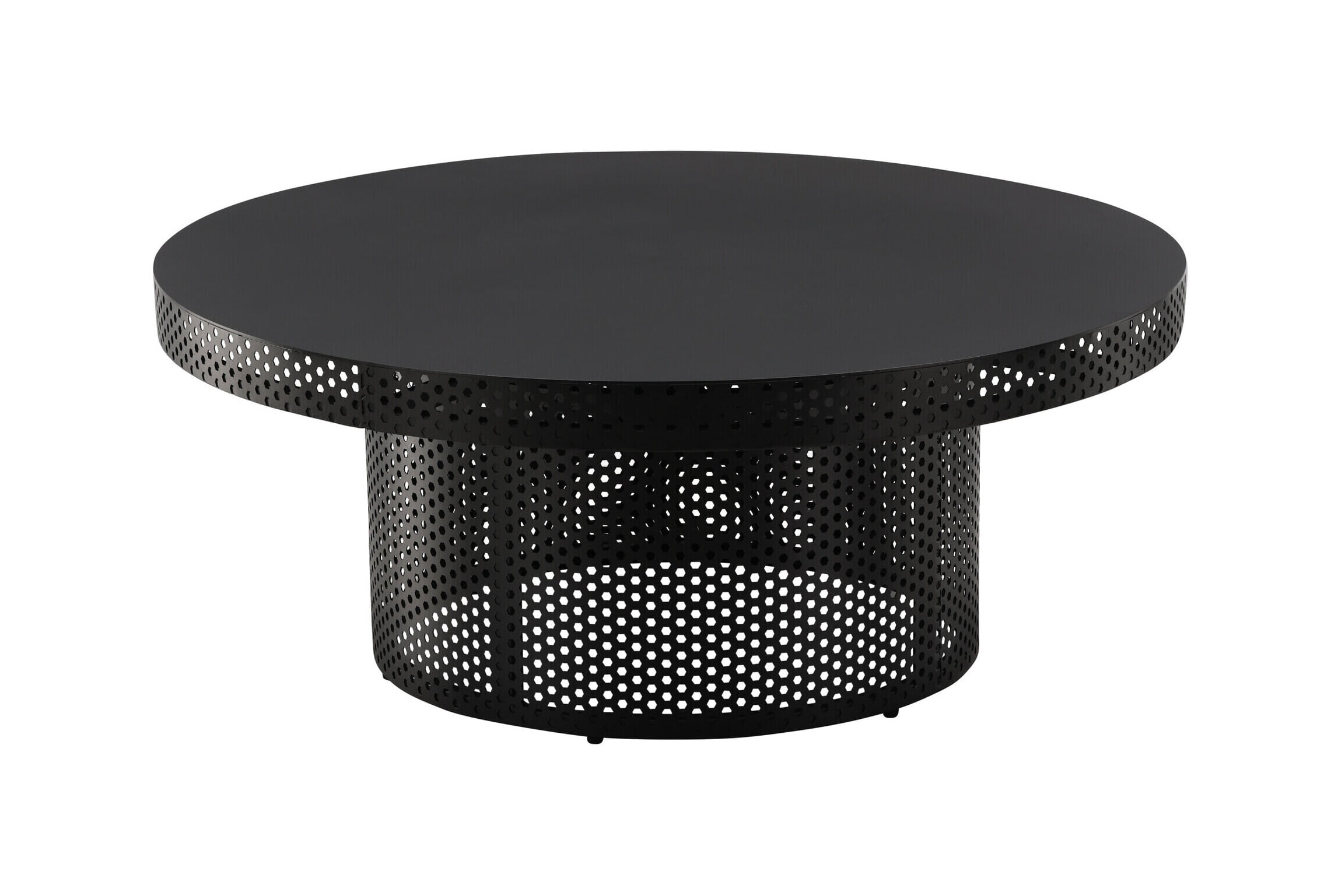Nohr Ronde Salontafel 'Chivonne' 100cm, kleur Zwart