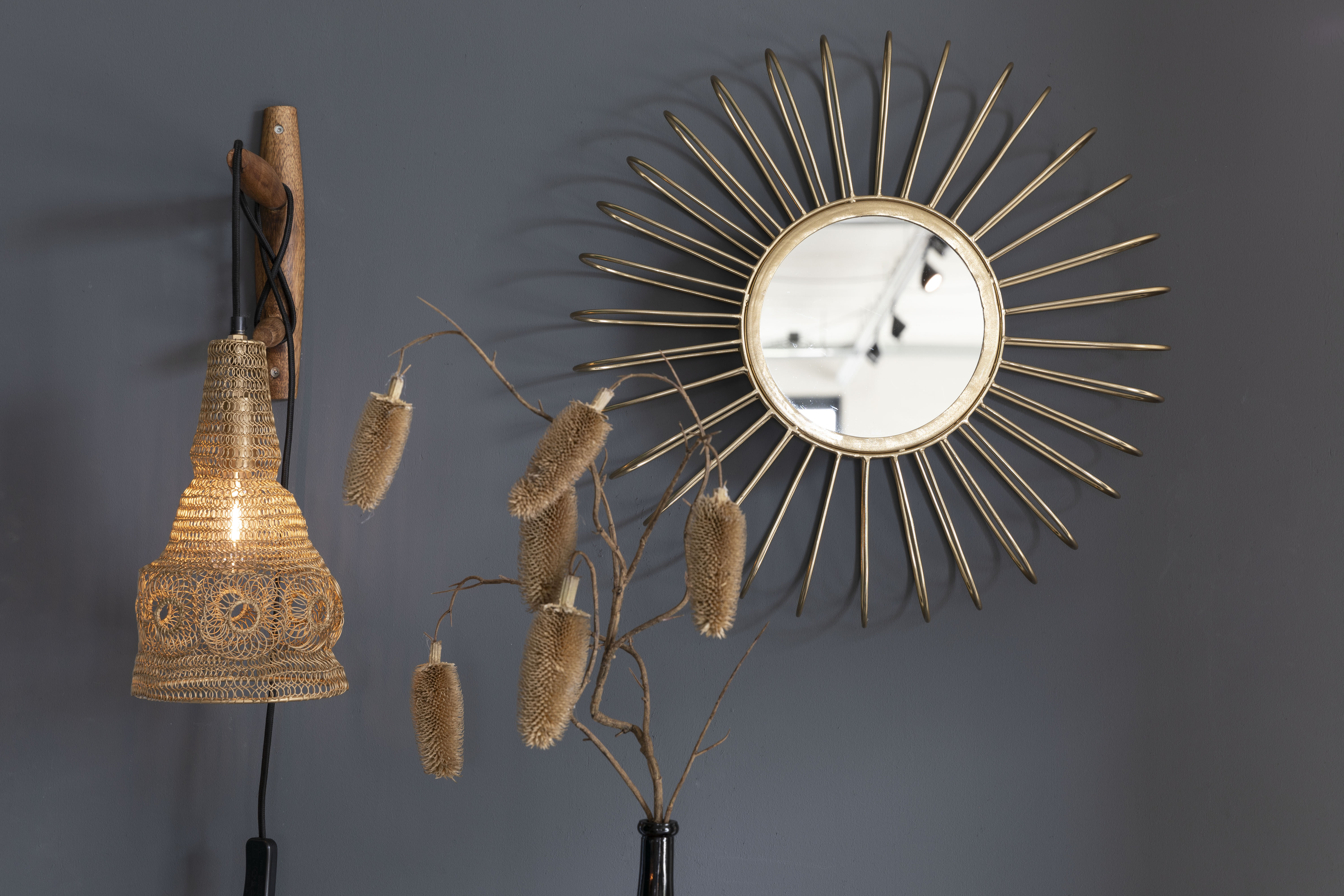 ZILT Wandlamp 'Pouel', kleur Goud